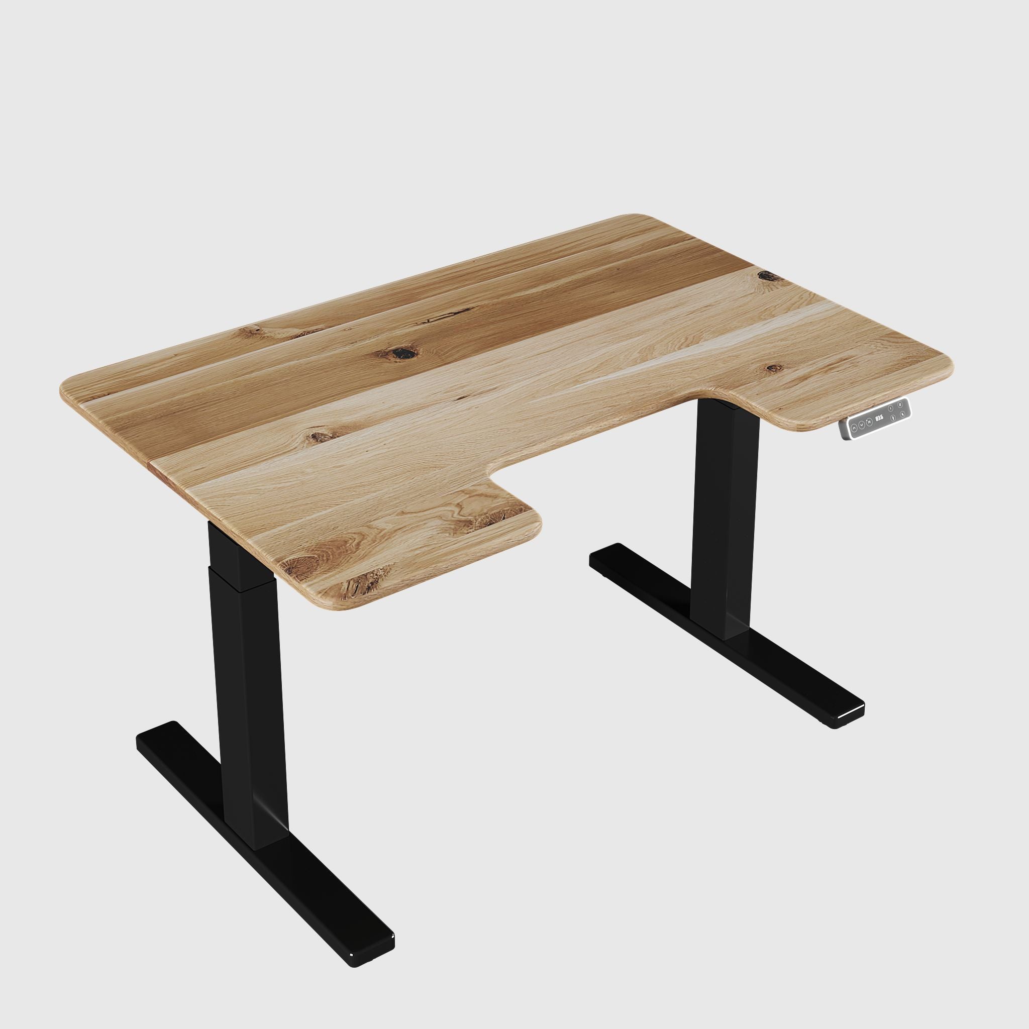 Стіл з регулюванням висоти BestFit Pro зі стільницею з натурального дерева 20 мм