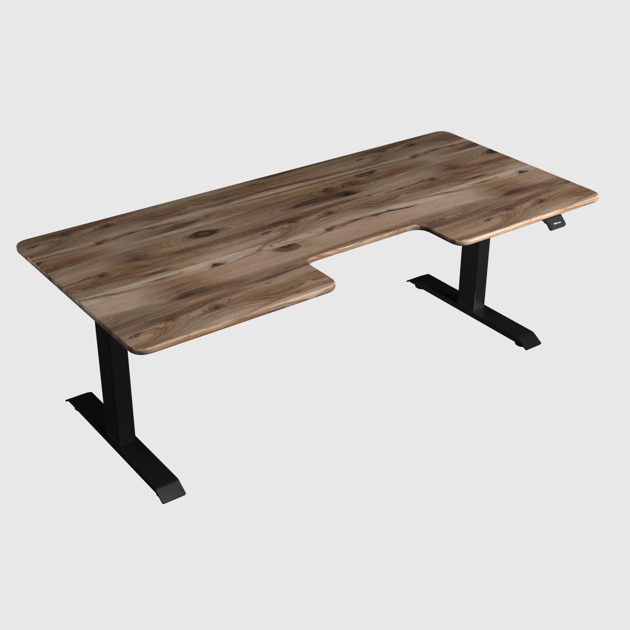 Двомоторний стіл з регулюванням висоти RockSolid з дерев'яною стільницею 20мм - TEHNOTABLE