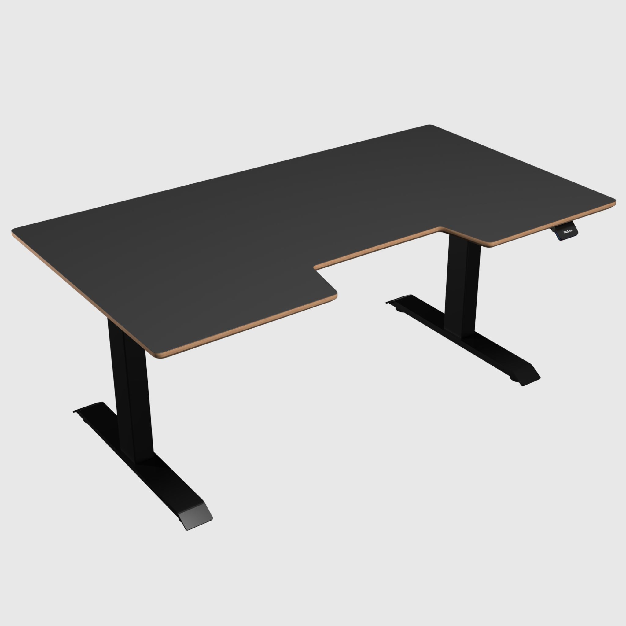 Двомоторний стіл з регулюванням висоти RockSolid з hpl стільницею - TEHNOTABLE