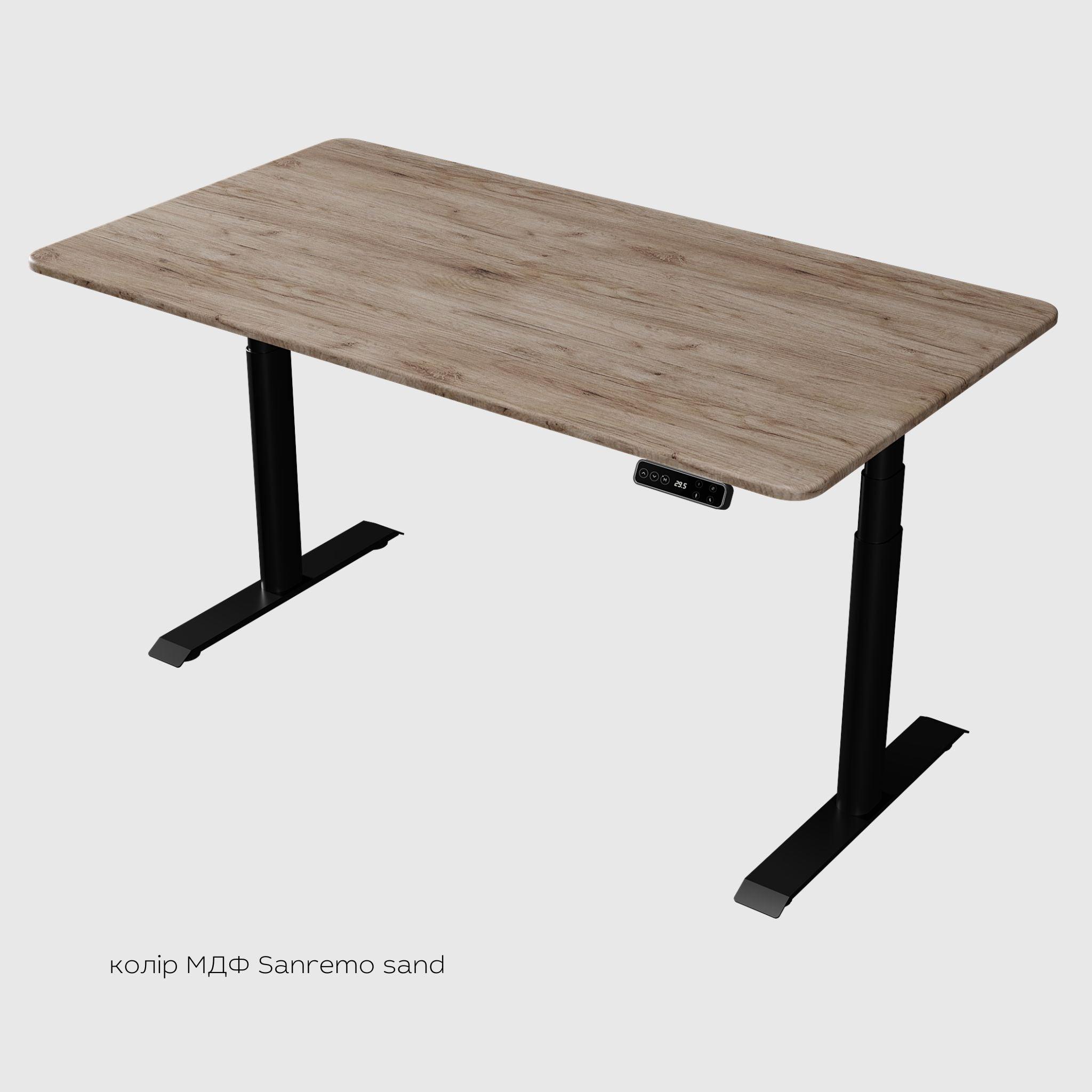 Двомоторний стіл з регулюванням висоти DUOERGO з МДФ стільницею - TEHNOTABLE