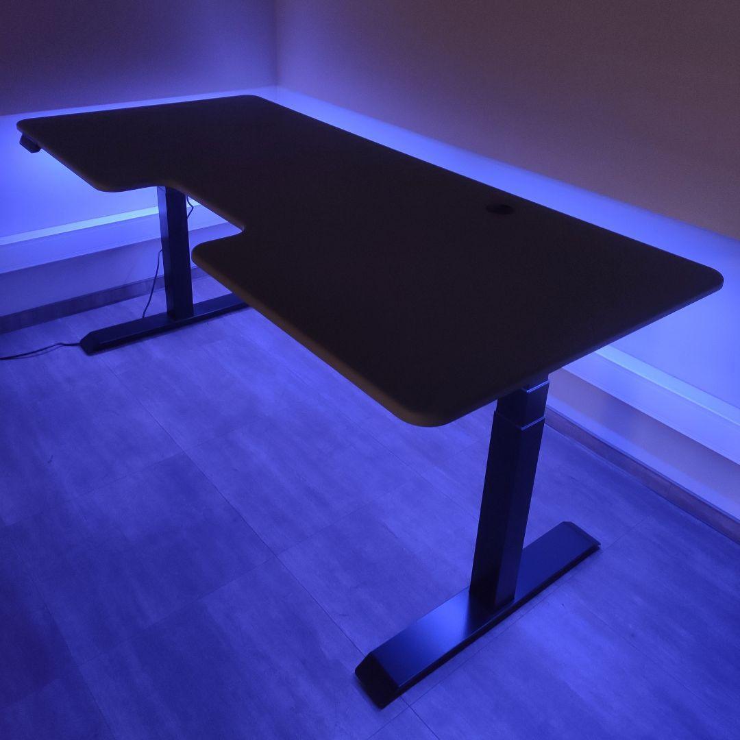 LED підсвітка під стільницю для столу з регулюванням висоти (RGB) - TEHNOTABLE