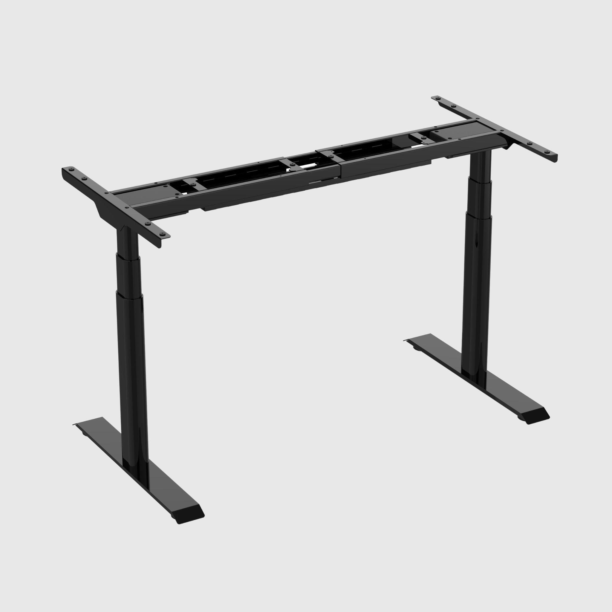 Двомоторний стіл з регулюванням висоти DUOERGO з дерев'яною стільницею - TEHNOTABLE