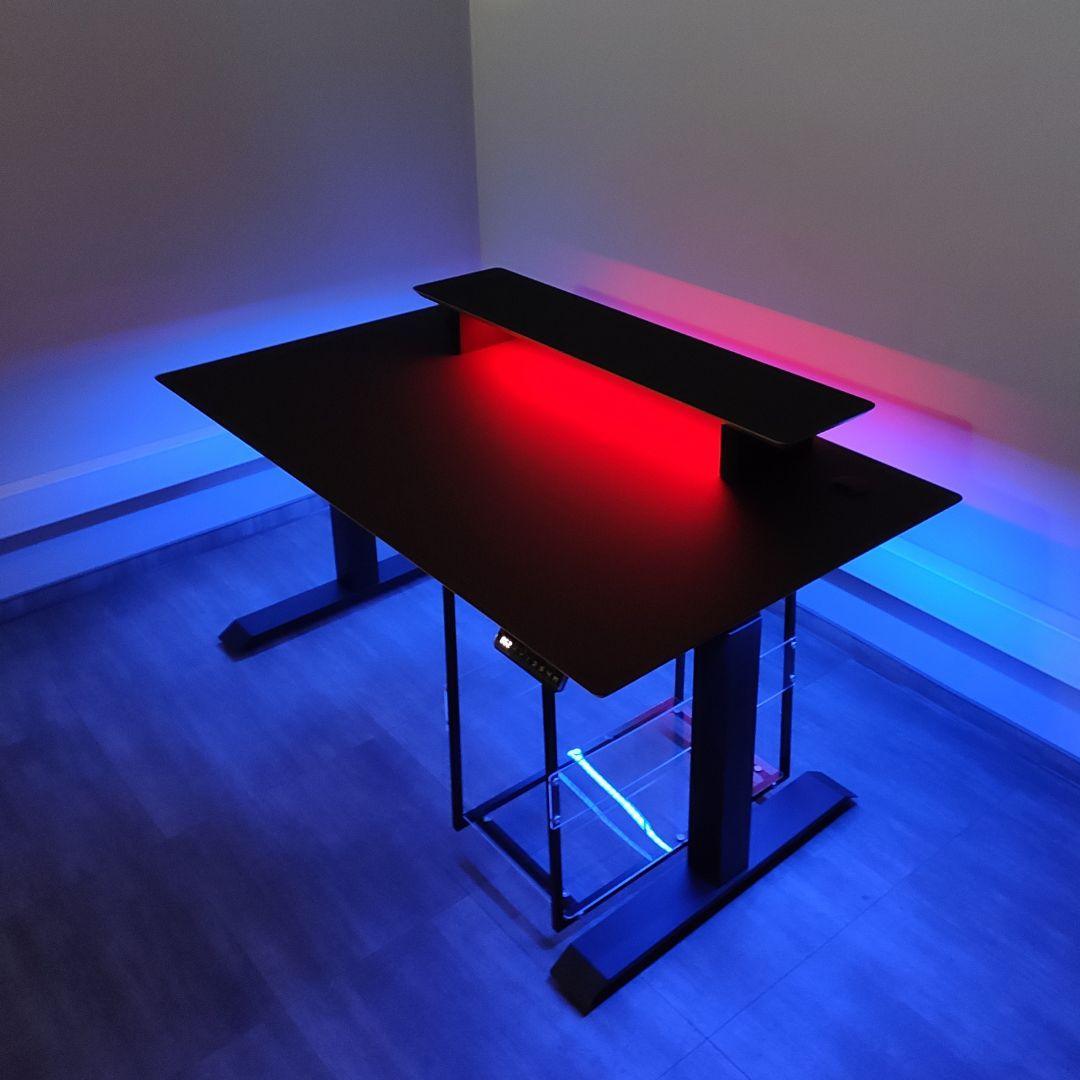 LED підсвітка під стільницю для столу з регулюванням висоти (RGB) - TEHNOTABLE