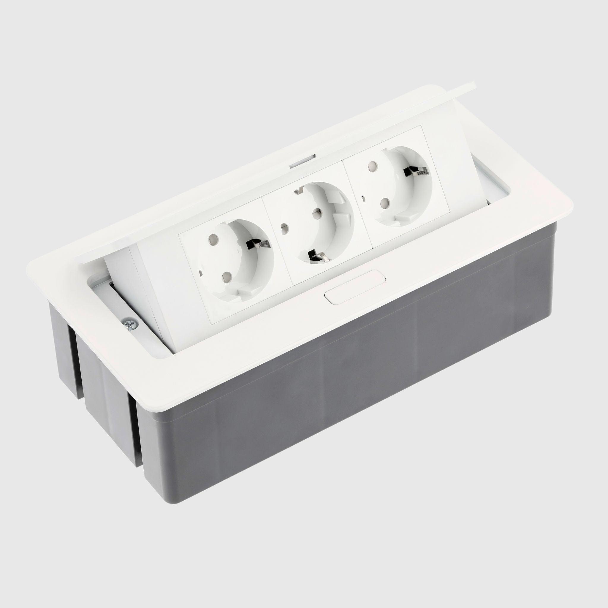 Вбудовані розетки в стільницю з USB type C, type A - TEHNOTABLE