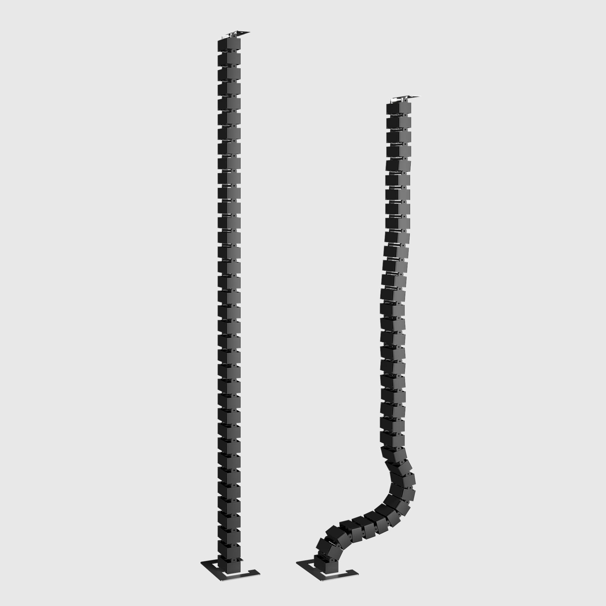 Гнучкий вертикальний кабель-канал - TEHNOTABLE