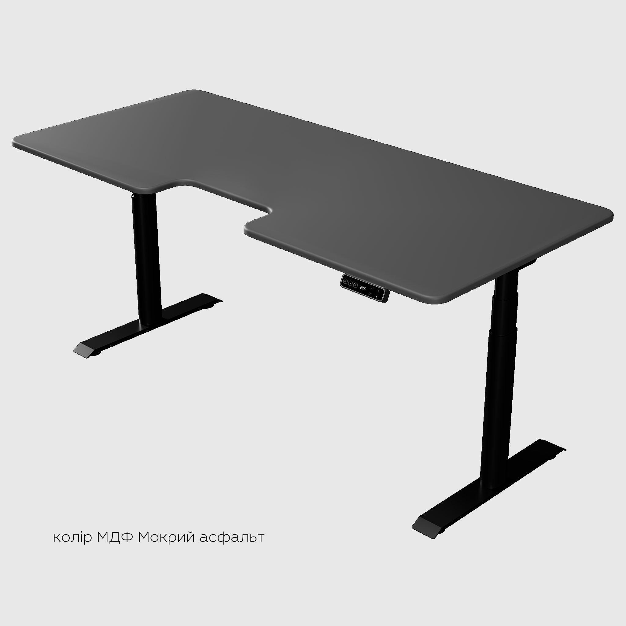 Двомоторний стіл з регулюванням висоти DUOERGO з МДФ стільницею - TEHNOTABLE