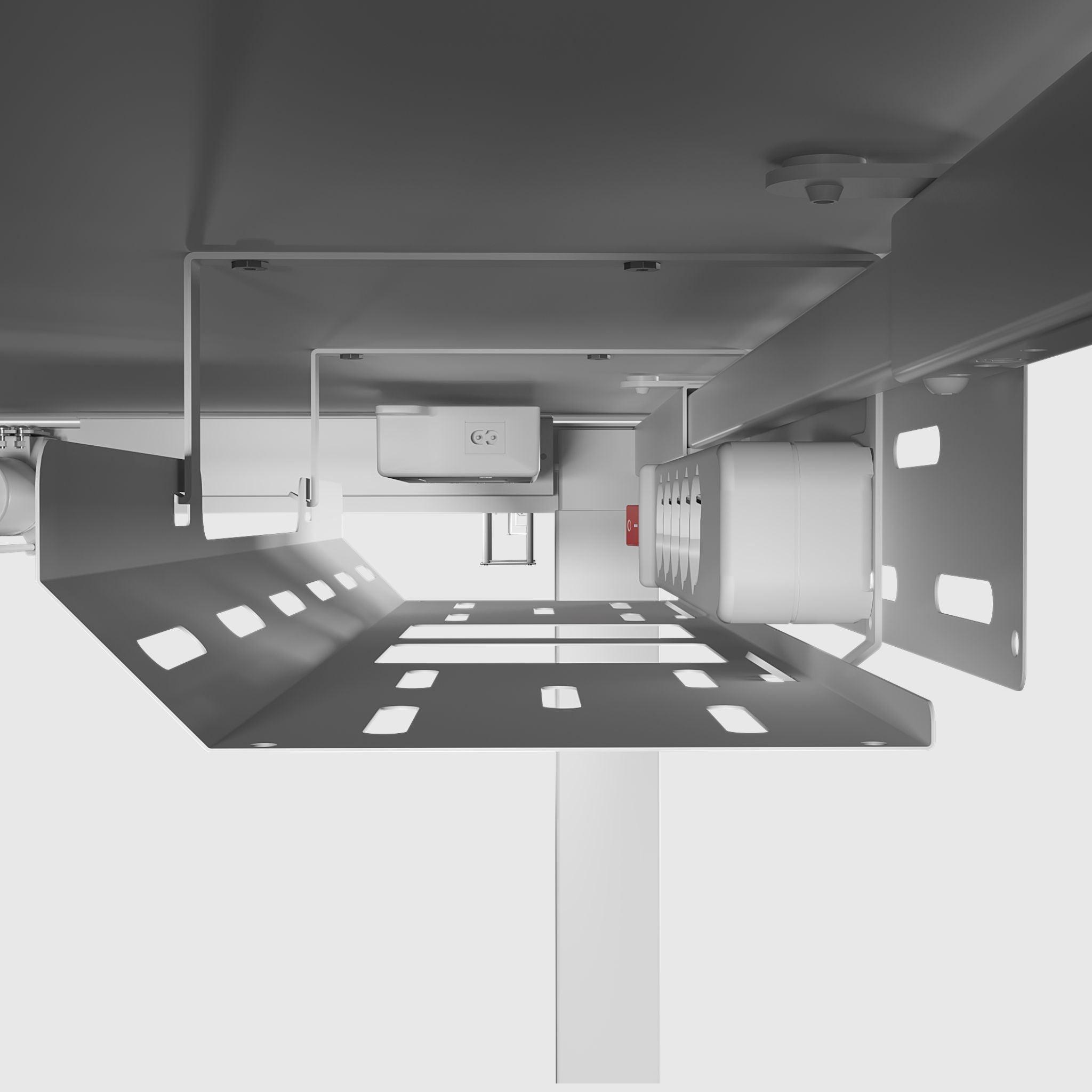 Кабель-менеджмент для рами 4-опорного столу з регулюванням висоти - TEHNOTABLE