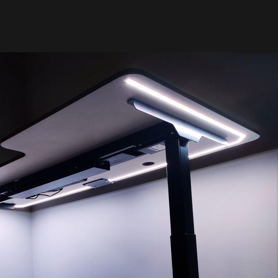 LED підсвітка під стільницю для столу з регулюванням висоти (RGB) - TEHNOTABLE