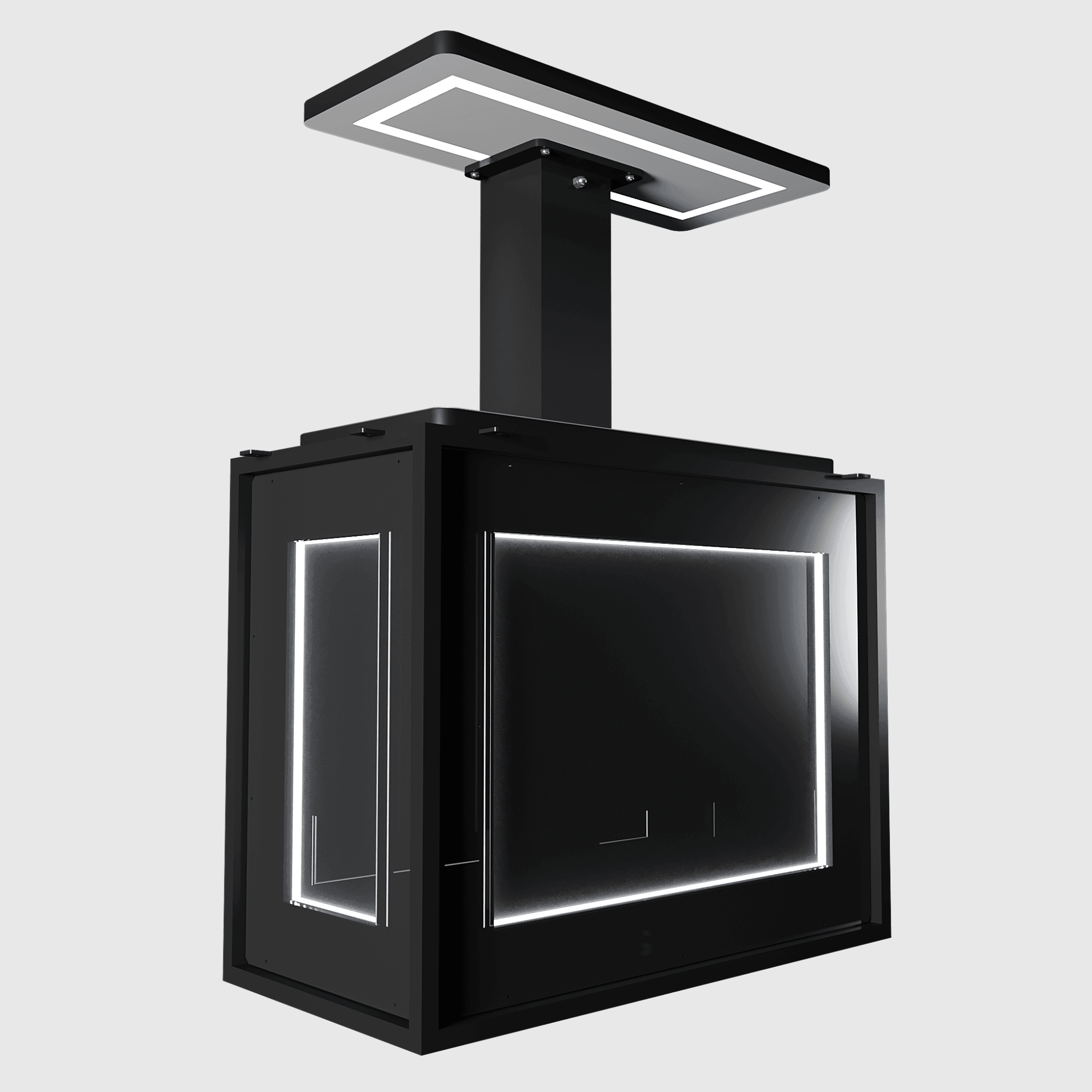 Виїзна барна стійка вбудована в стільницю - TEHNOTABLE