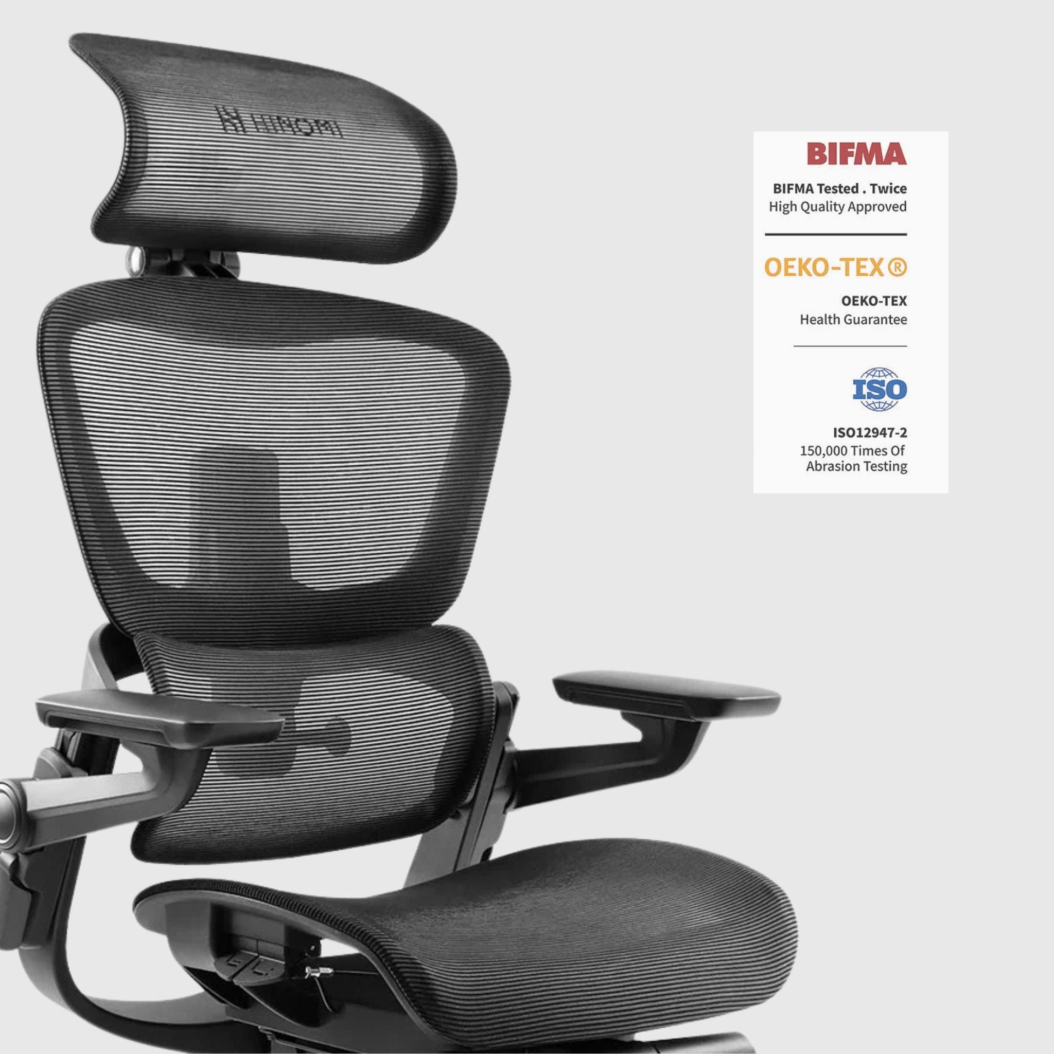 Ергономічне крісло для офісу та дому Hinomi H1 Pro V2 з підставкою для ніг - TEHNOTABLE