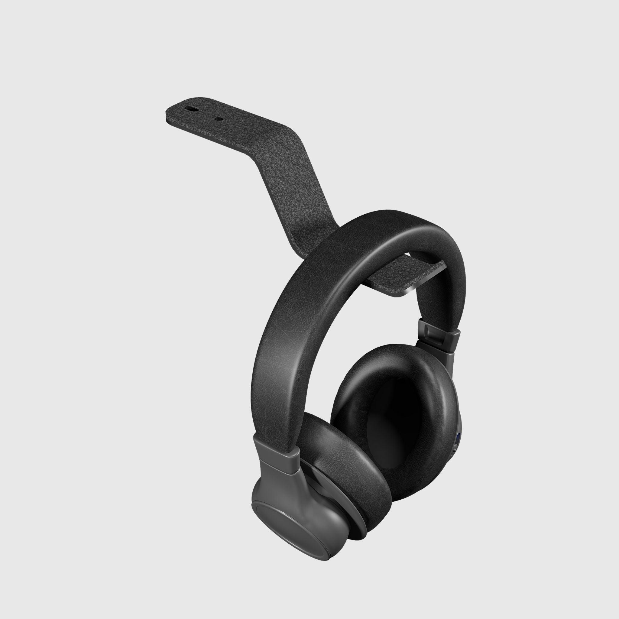 Поворотний гачок для навушників під стільницю - TEHNOTABLE