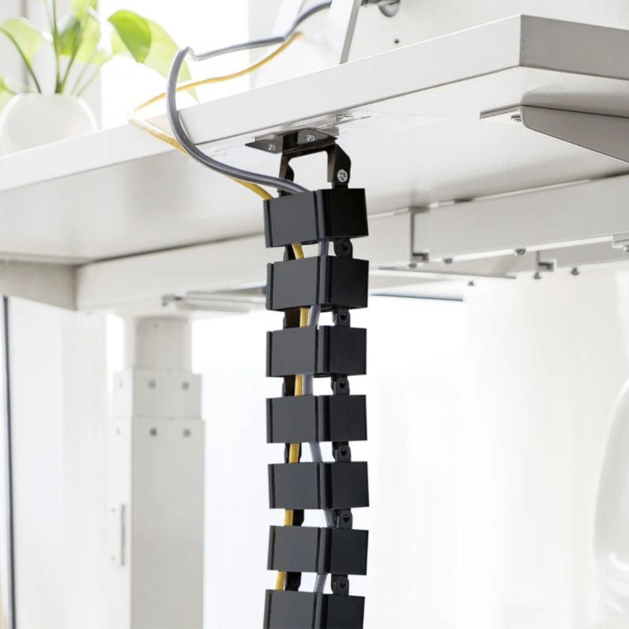 Гнучкий вертикальний кабель-канал - TEHNOTABLE