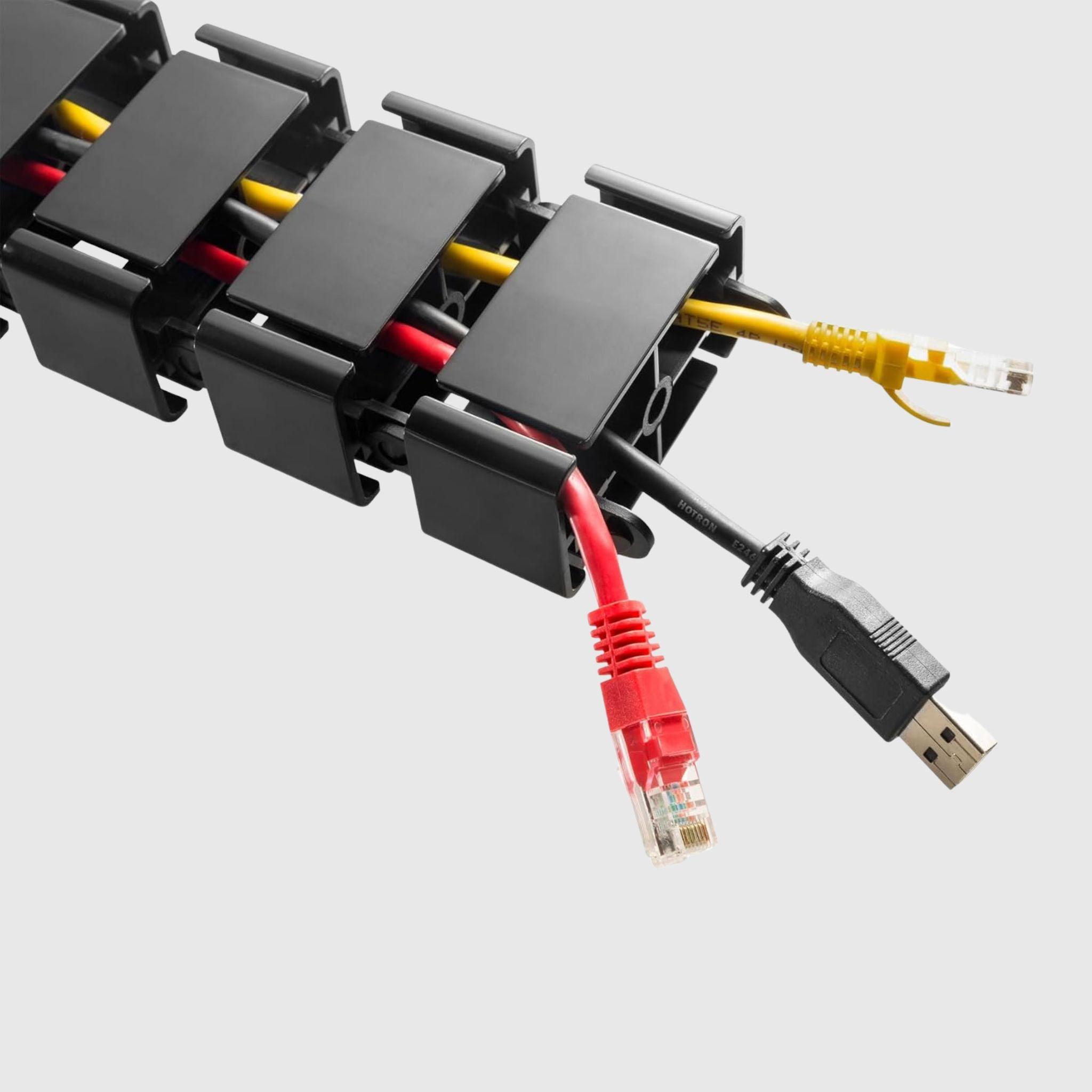 Гнучкий вертикальний кабель-канал - TEHNOTABLE