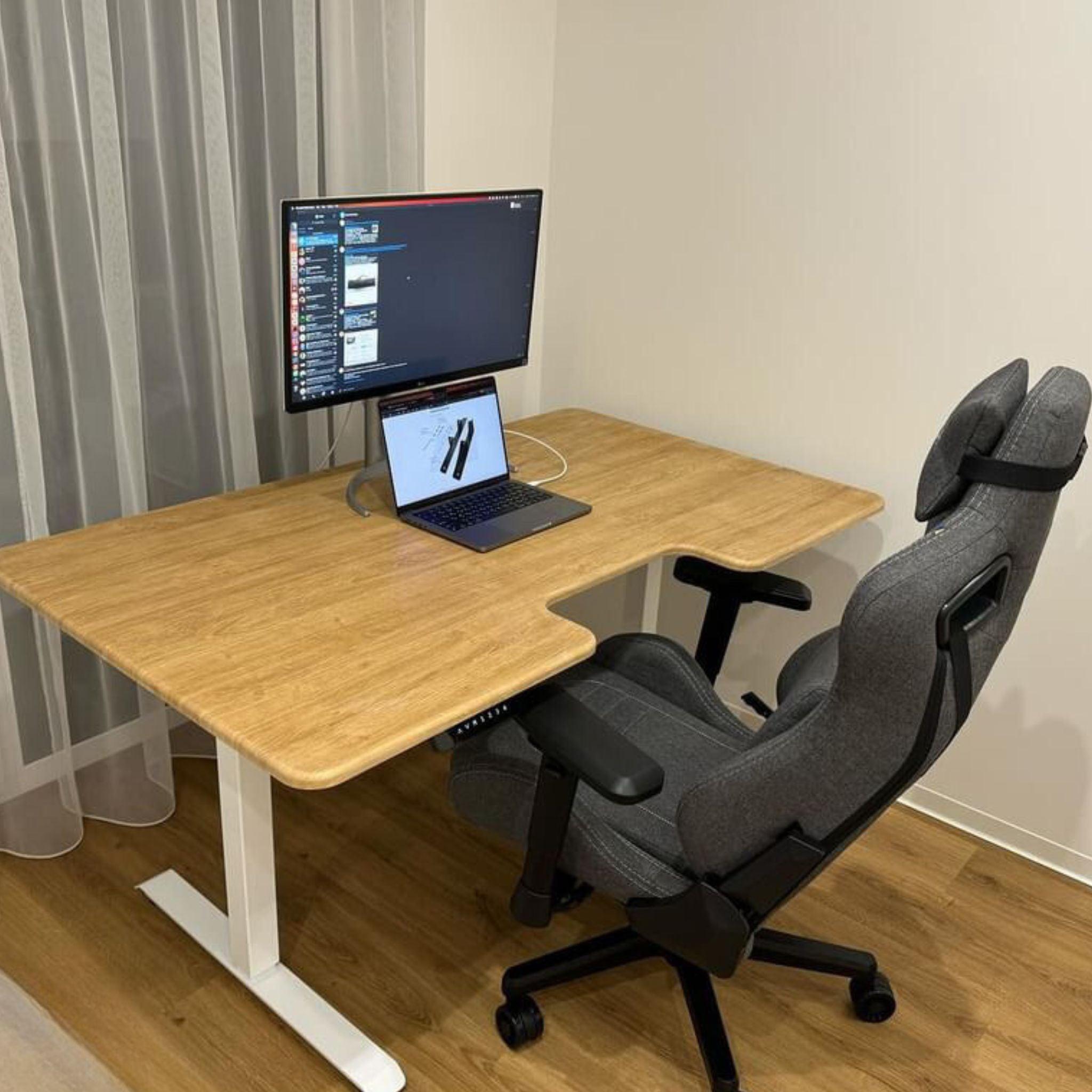 Стіл з регулюванням висоти Bestfit з МДФ стільницею - TEHNOTABLE