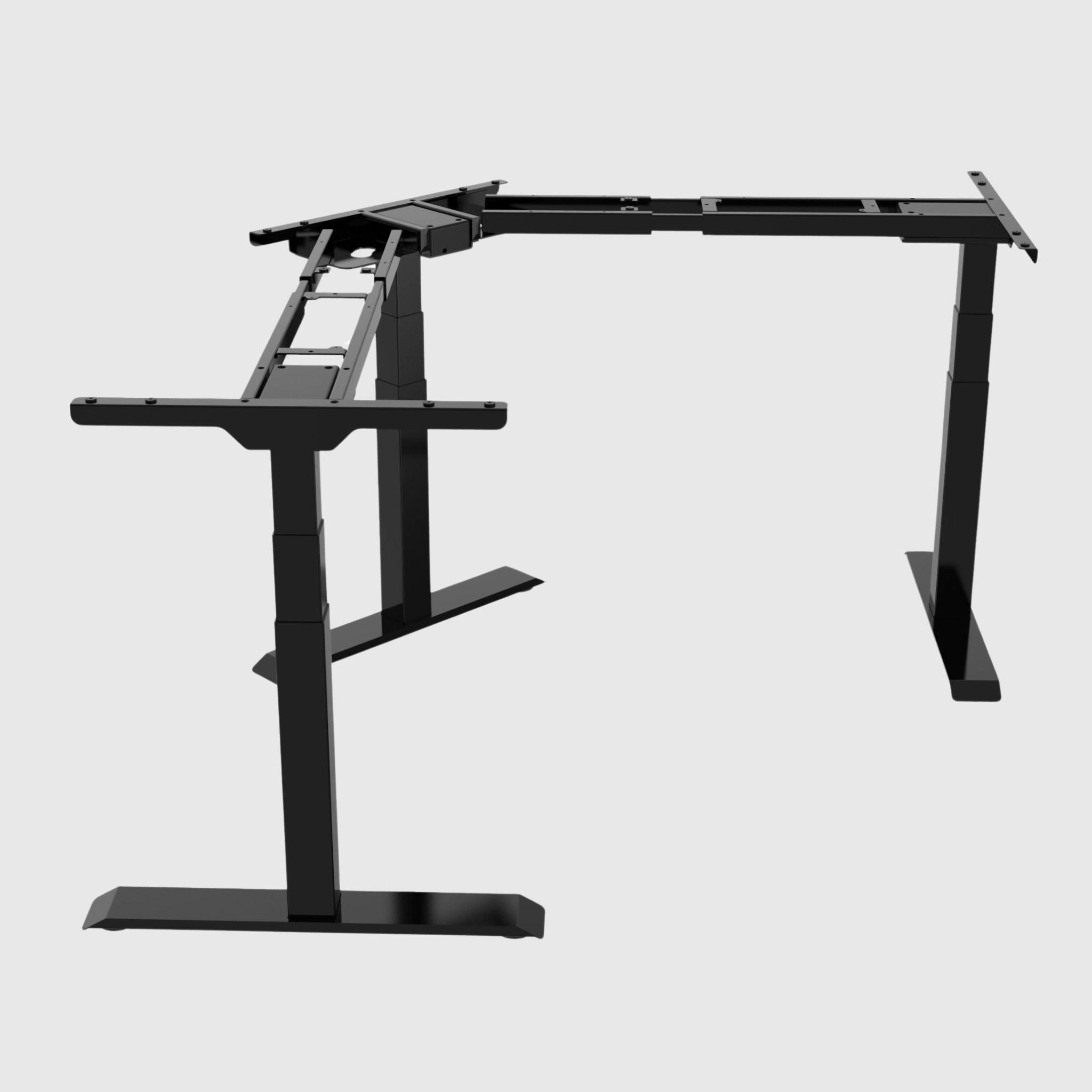 Кутовий триопорний стіл з регулюванням висоти TRILIFT з МДФ стільницею - TEHNOTABLE