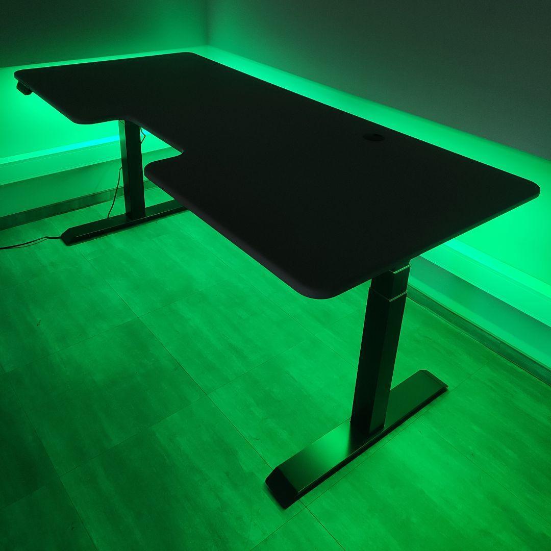 LED підсвітка під стільницю для столу з регулюванням висоти (RGB) - TEHNOTABLE