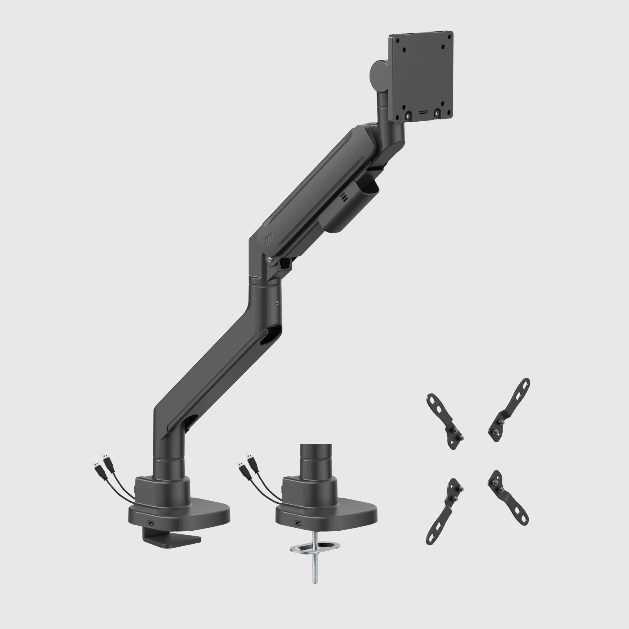 Настільний кронштейн для моніторів з діагоналлю 24–57 дюймів з USB-A і USB-C