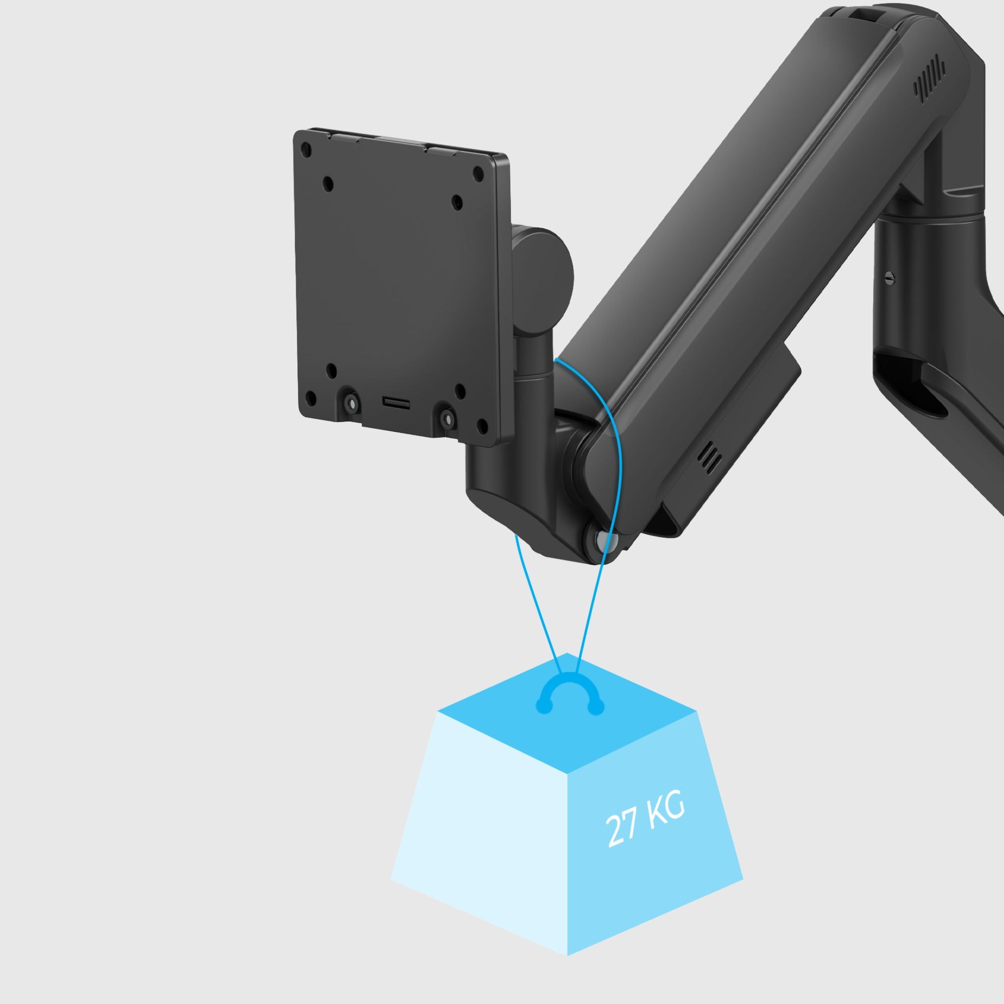 Настільний кронштейн для моніторів з діагоналлю 24–57 дюймів з USB-A і USB-C