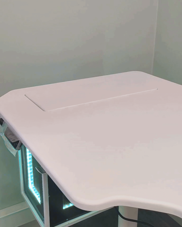 Виїзна барна стійка вбудована в стільницю - TEHNOTABLE