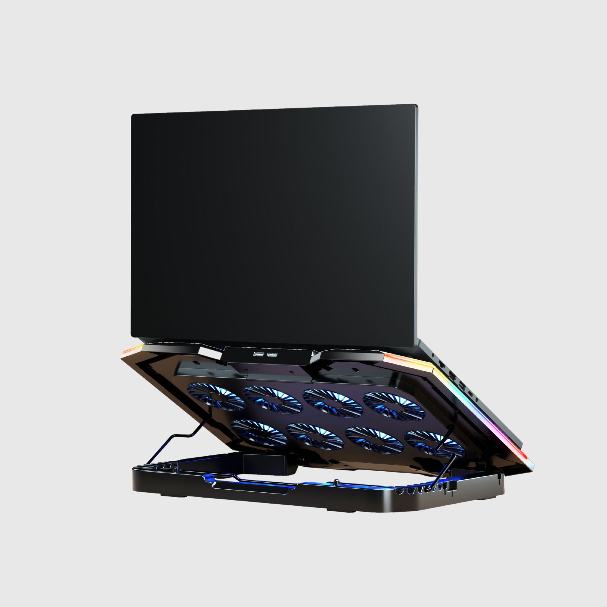 Підставка з охолодженням для ноутбука з USB та LED-підсвіткою