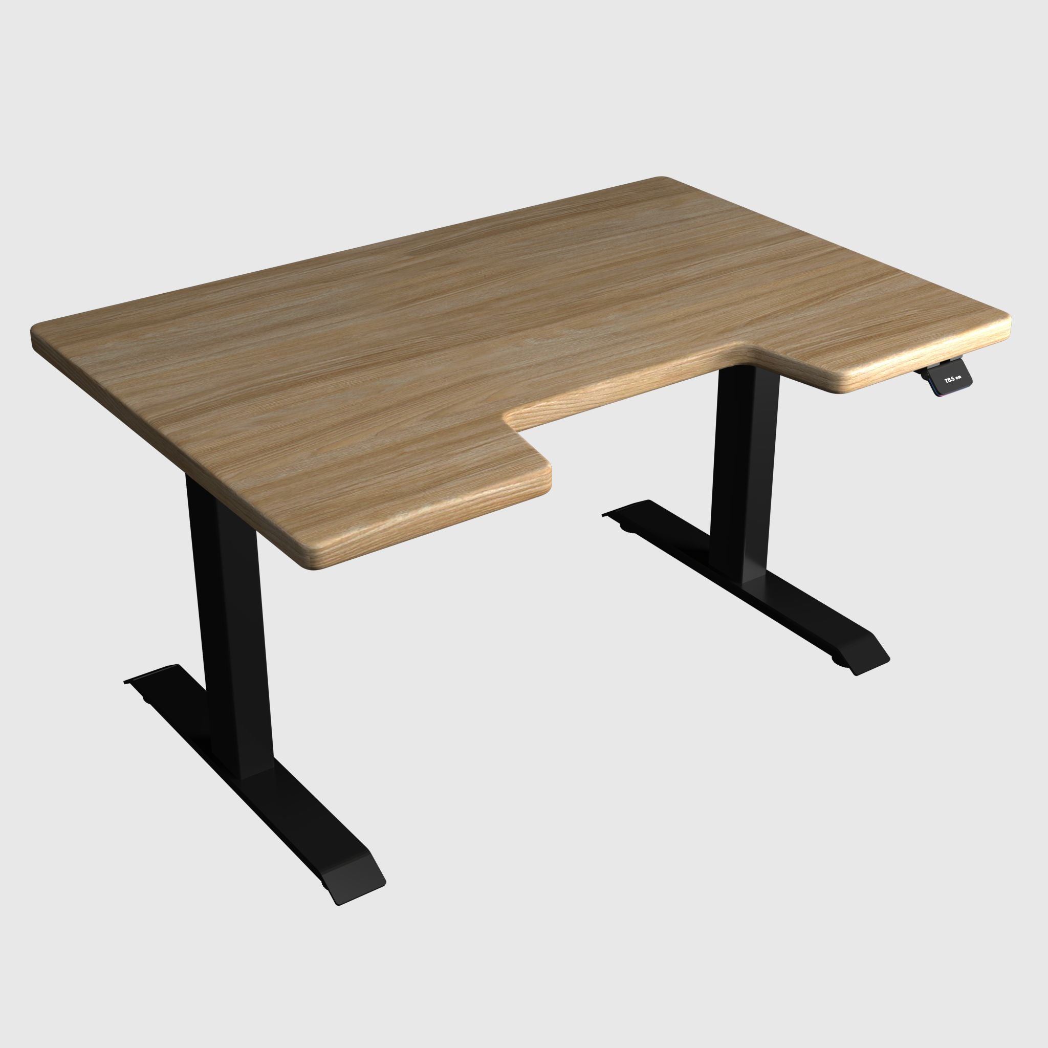 Двомоторний стіл з регулюванням висоти RockSolid з дерев'яною стільницею 40мм - TEHNOTABLE