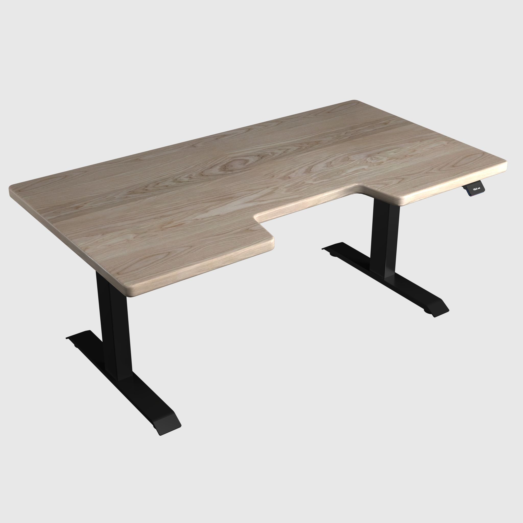 Двомоторний стіл з регулюванням висоти RockSolid з дерев'яною стільницею 40мм - TEHNOTABLE