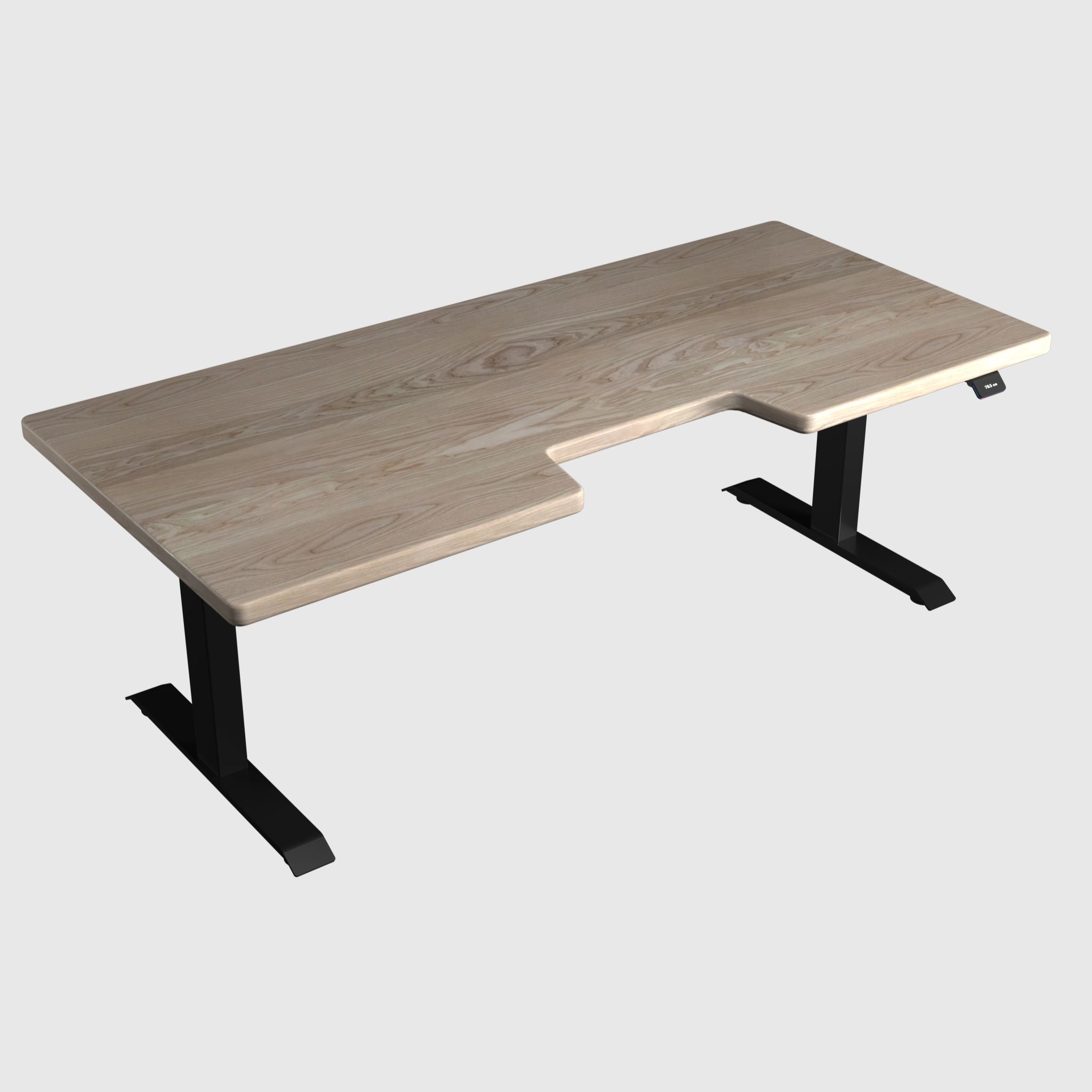 Двомоторний стіл з регулюванням висоти RockSolid з дерев'яною стільницею 40мм - TEHNOTABLE