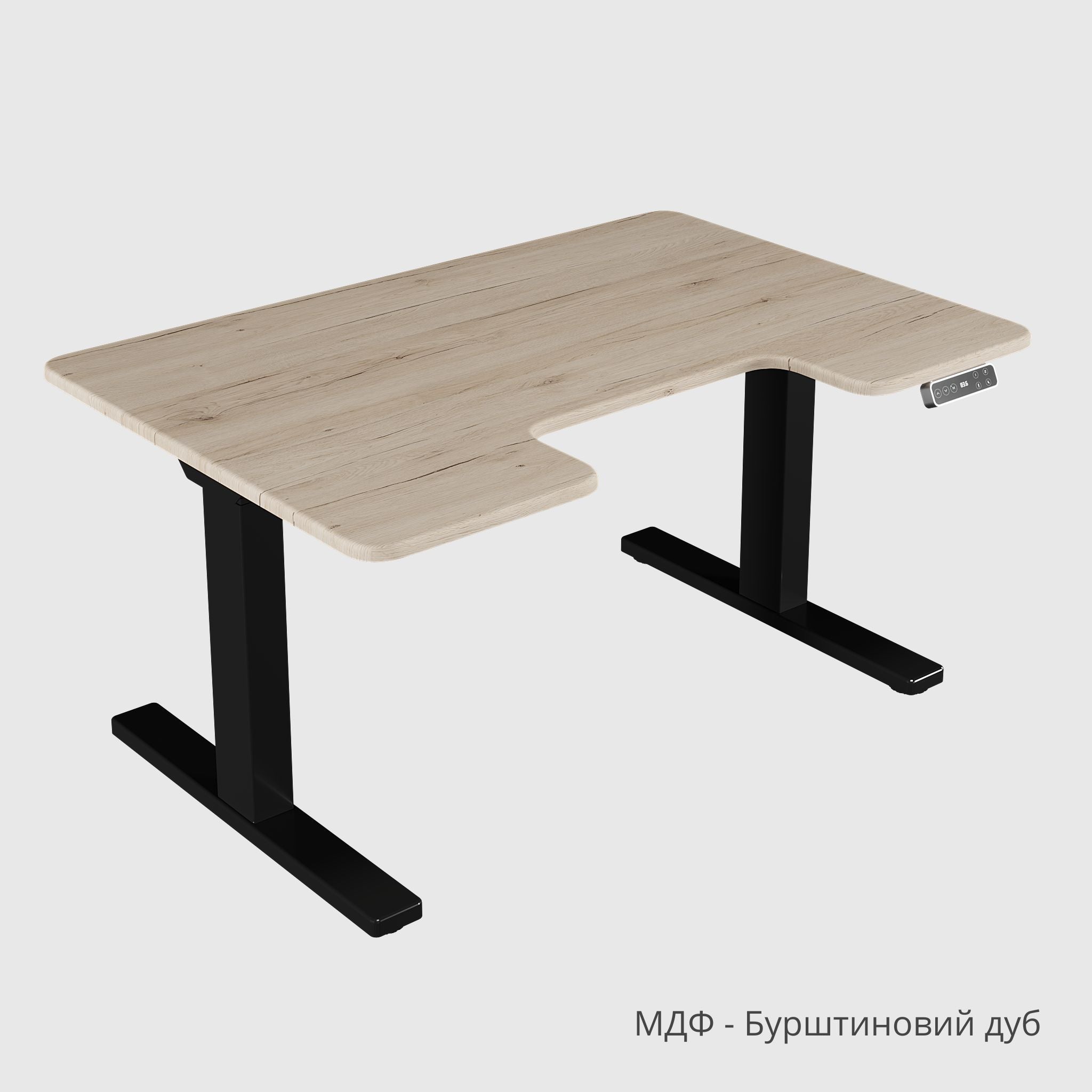 Двомоторний стіл з регулюванням висоти BESTFIT PRO з МДФ стільницею