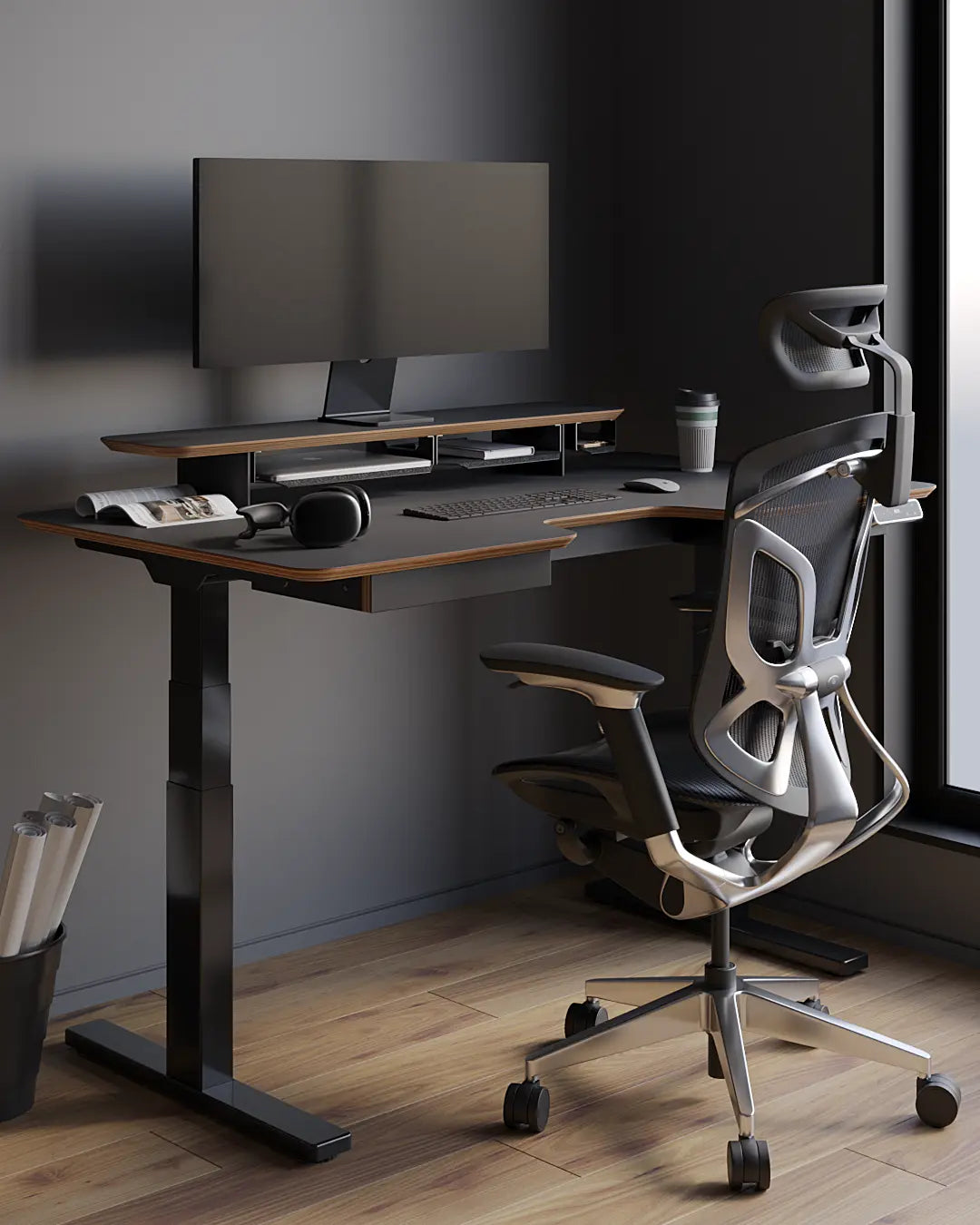 Стіл з регулюванням висоти BestFit Pro з HPL стільницею