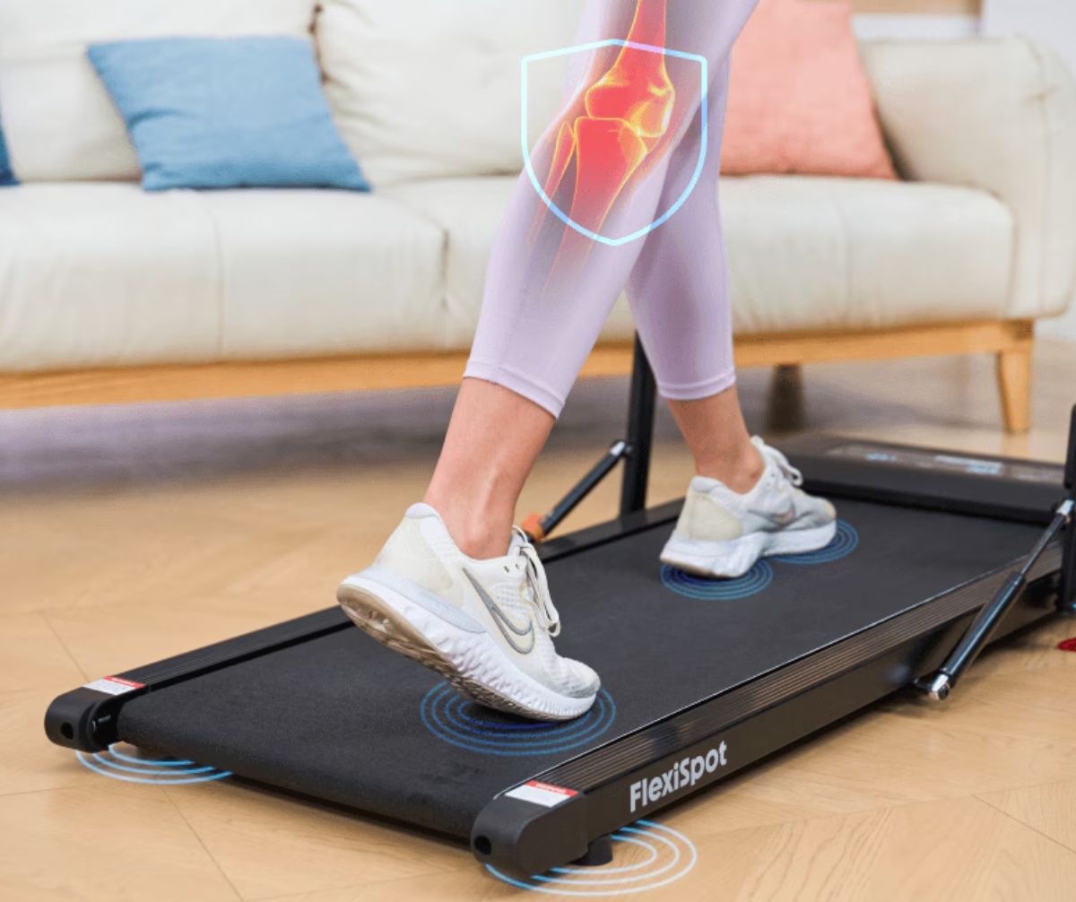 Бігова доріжка 2-в-1 для дому та офісу