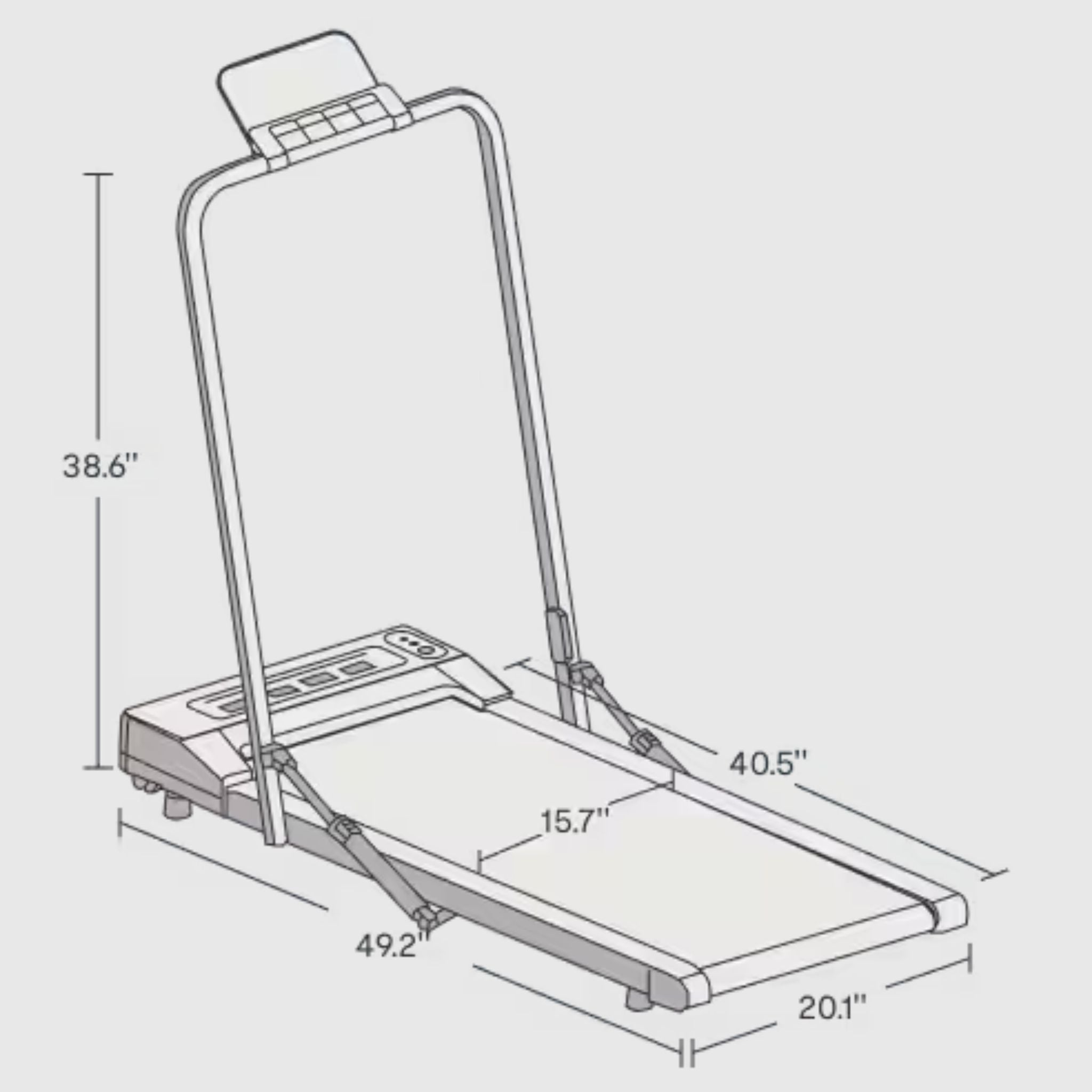 Бігова доріжка 2-в-1 для дому та офісу