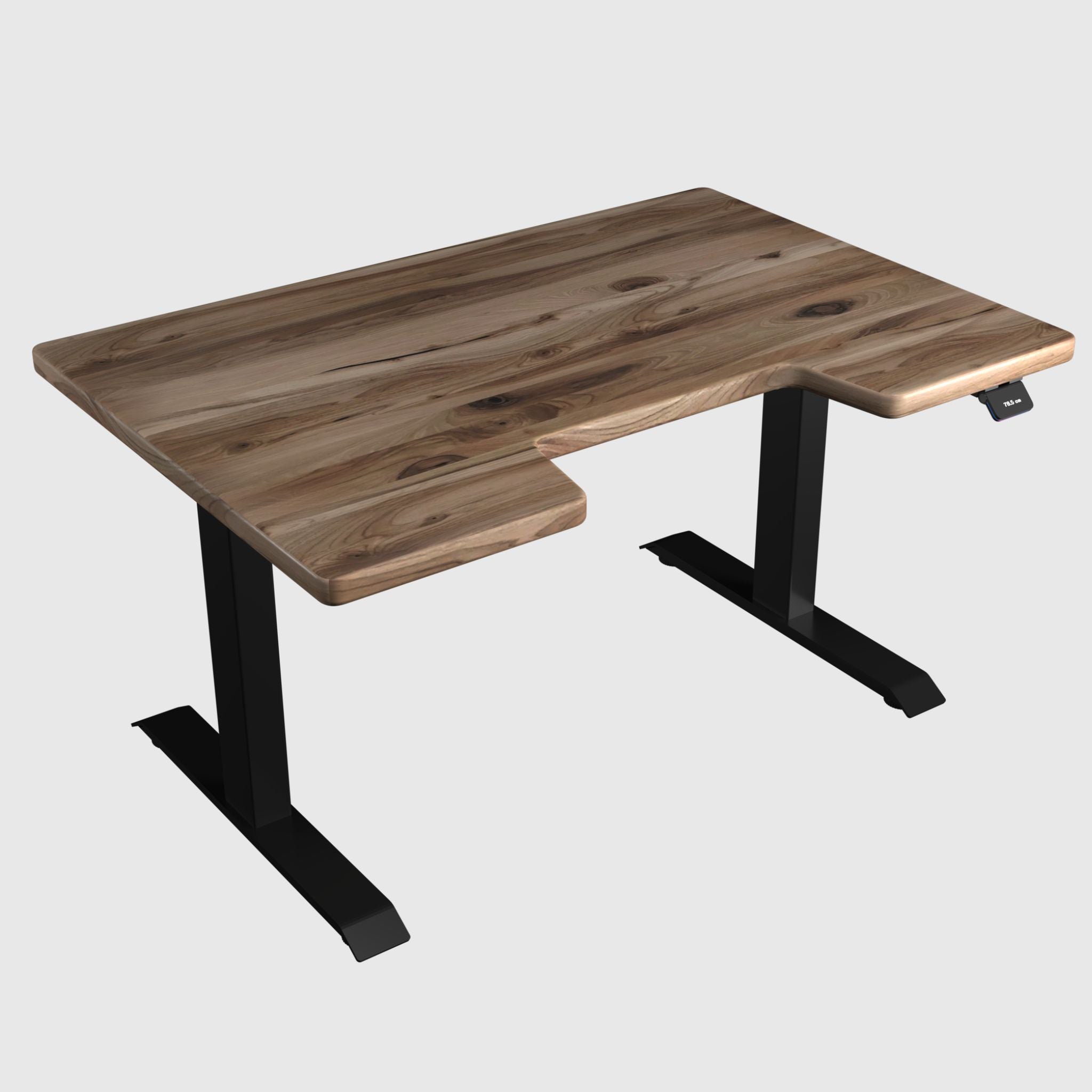 Двомоторний стіл з регулюванням висоти RockSolid з дерев'яною стільницею 40мм - TEHNOTABLE