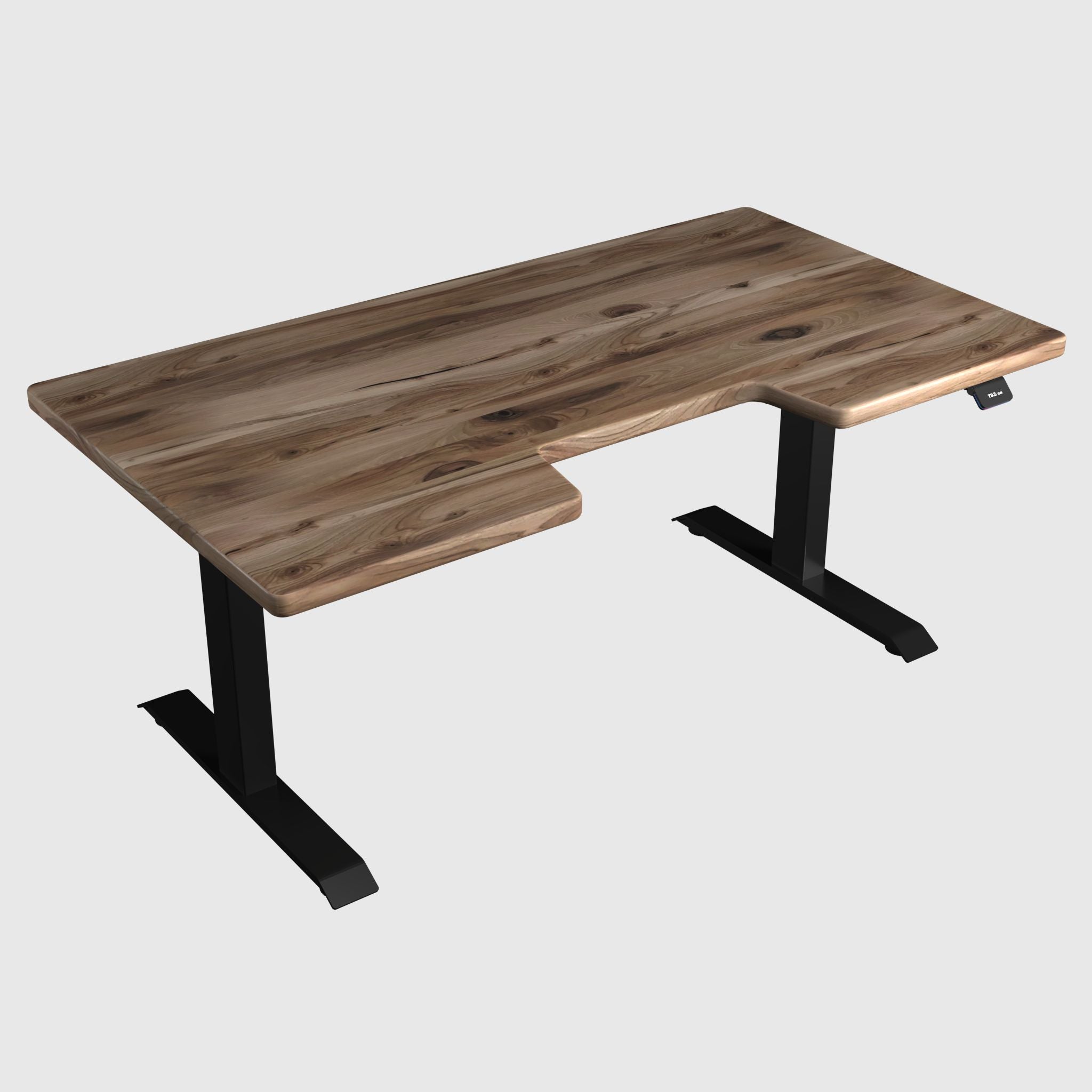 Двомоторний стіл з регулюванням висоти RockSolid з дерев'яною стільницею 40мм - TEHNOTABLE