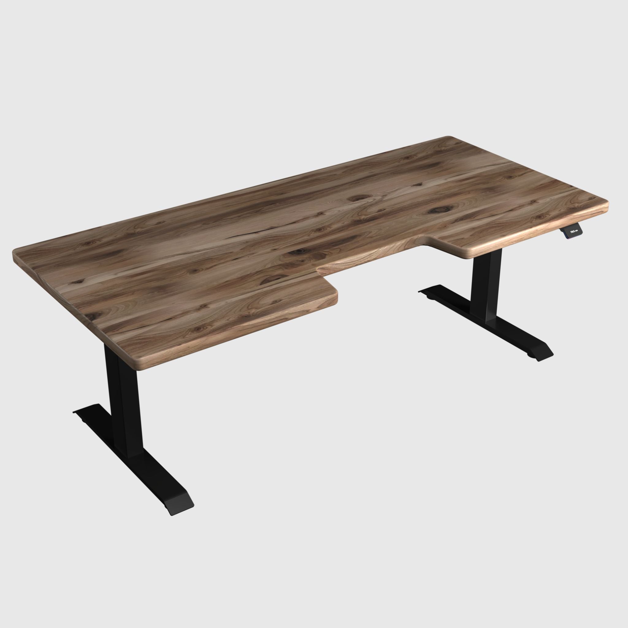 Двомоторний стіл з регулюванням висоти RockSolid з дерев'яною стільницею 40мм - TEHNOTABLE