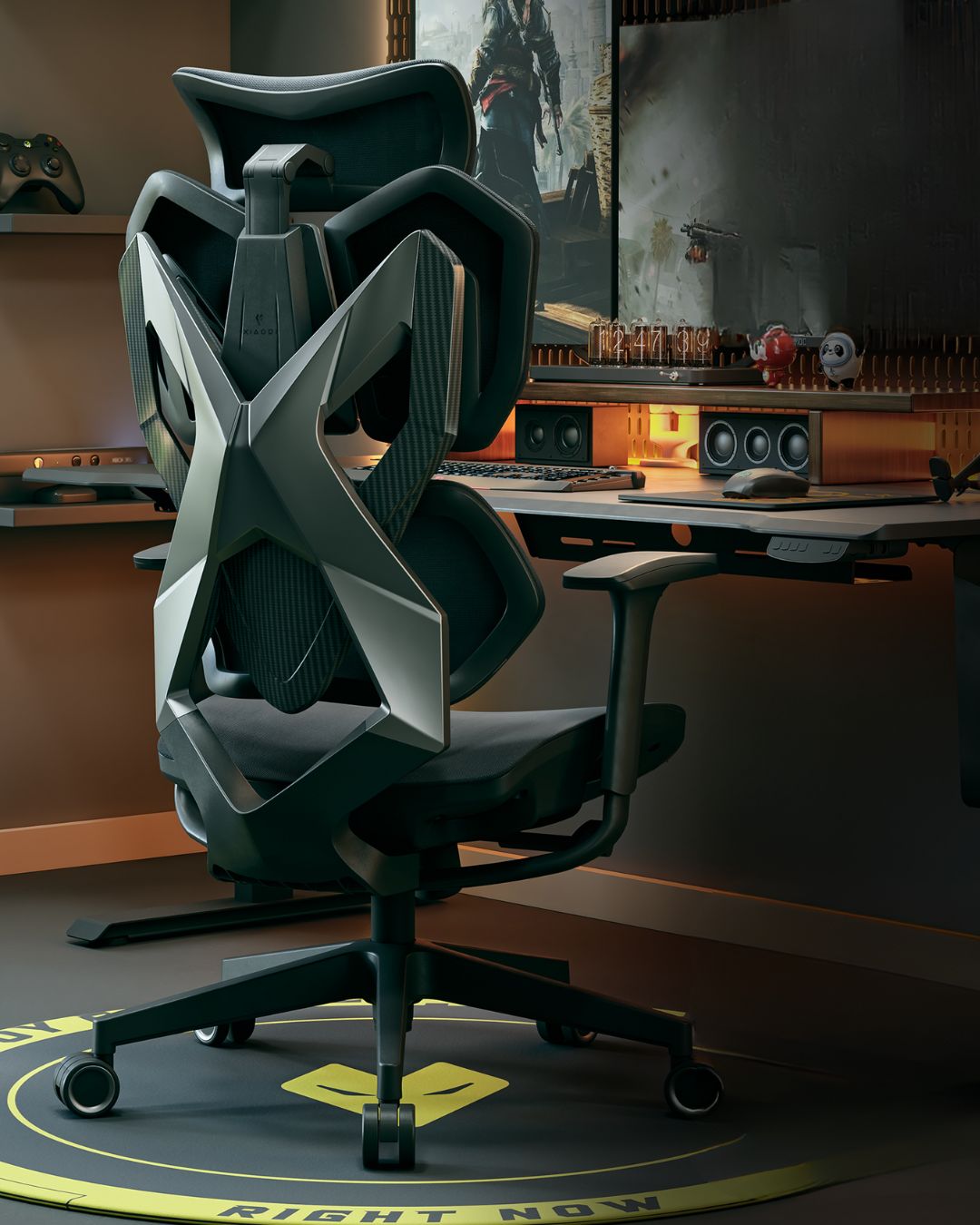 Геймерське ергономічне крісло Sihoo X5C Mesh з підтримкою спини