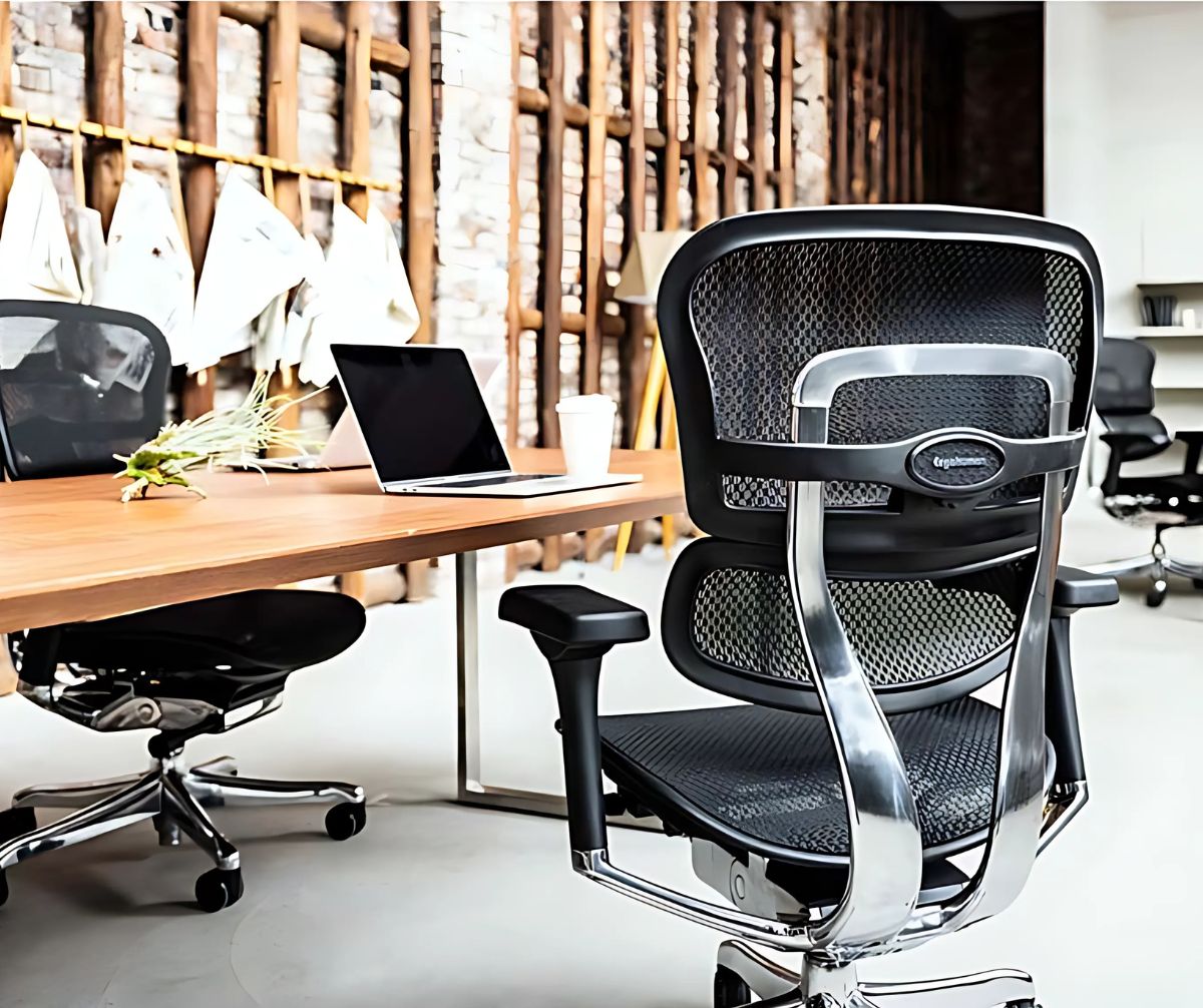 Ергономічне офісне крісло ERGOHUMAN ELITE 2 з підголівником та сіткою