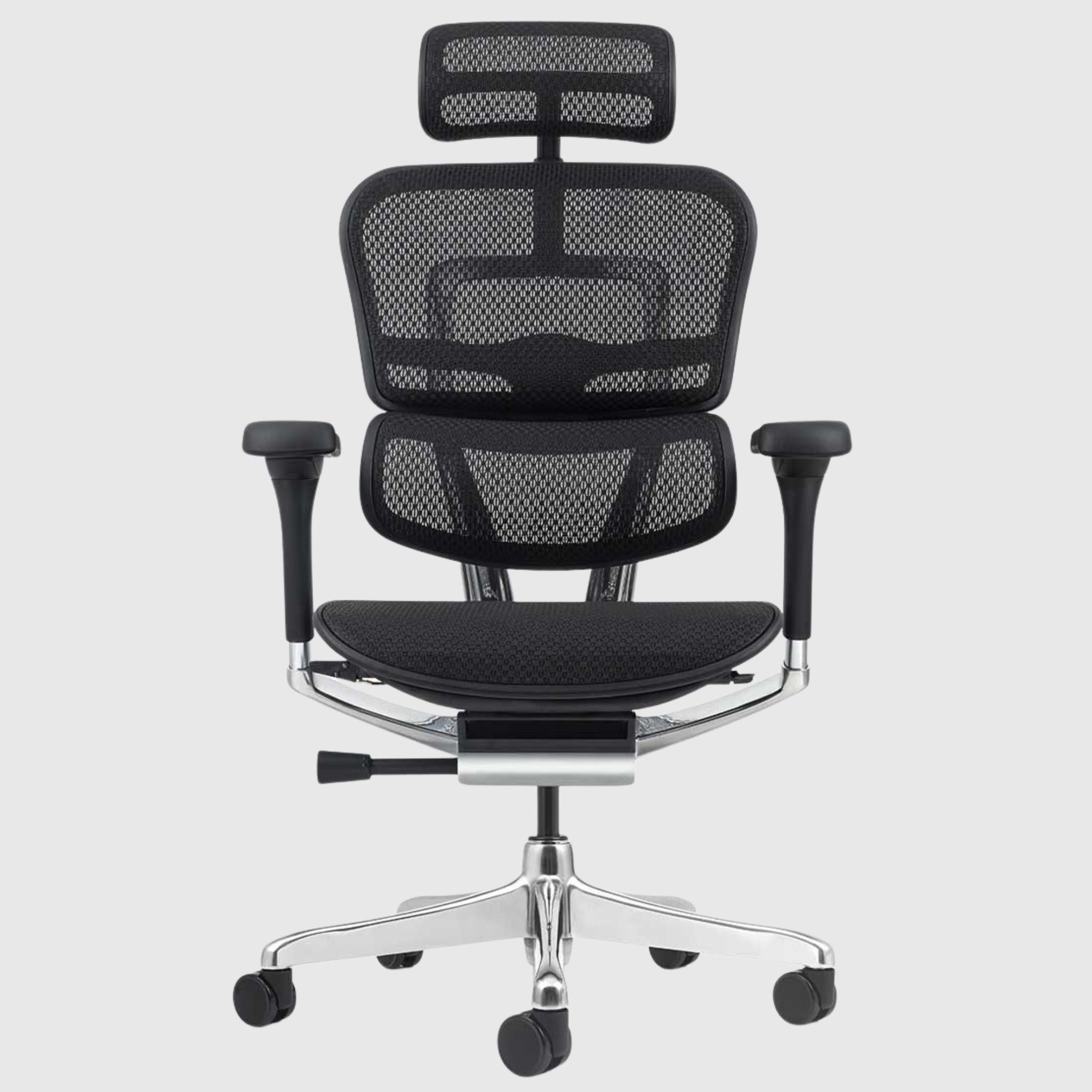 Ергономічне офісне крісло ERGOHUMAN ELITE 2 з підголівником та сіткою