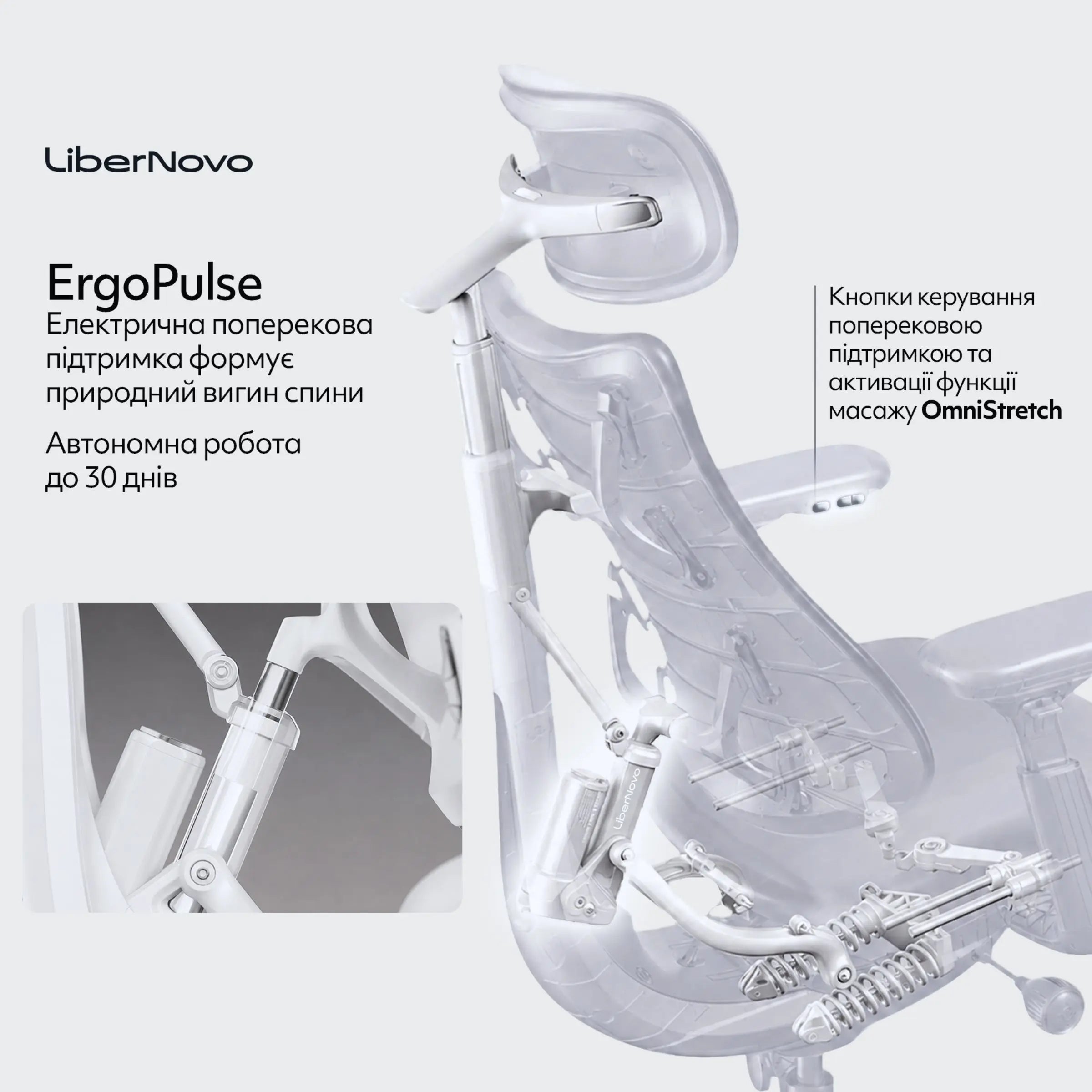 ортопедичне крісло OmniStretch LiberNovo Omni