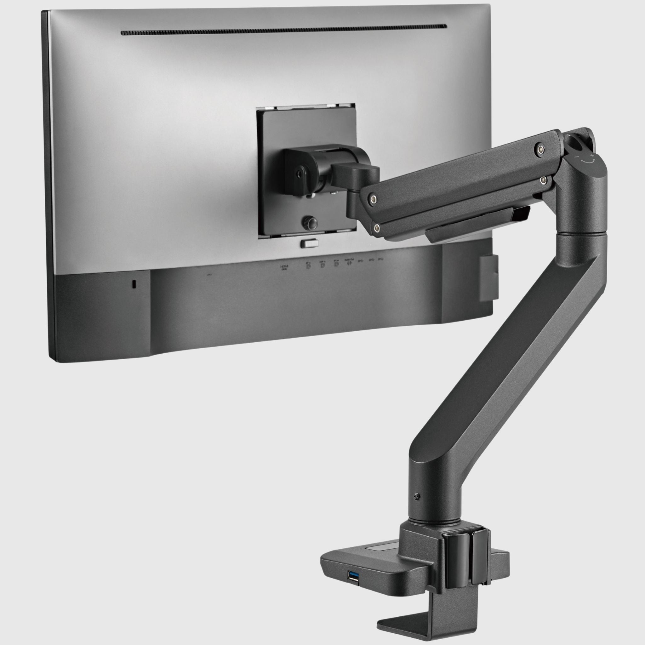 Кронштейн для вигнутого монітора 17–49" з регулюванням нахилу і повороту та кабель-каналом