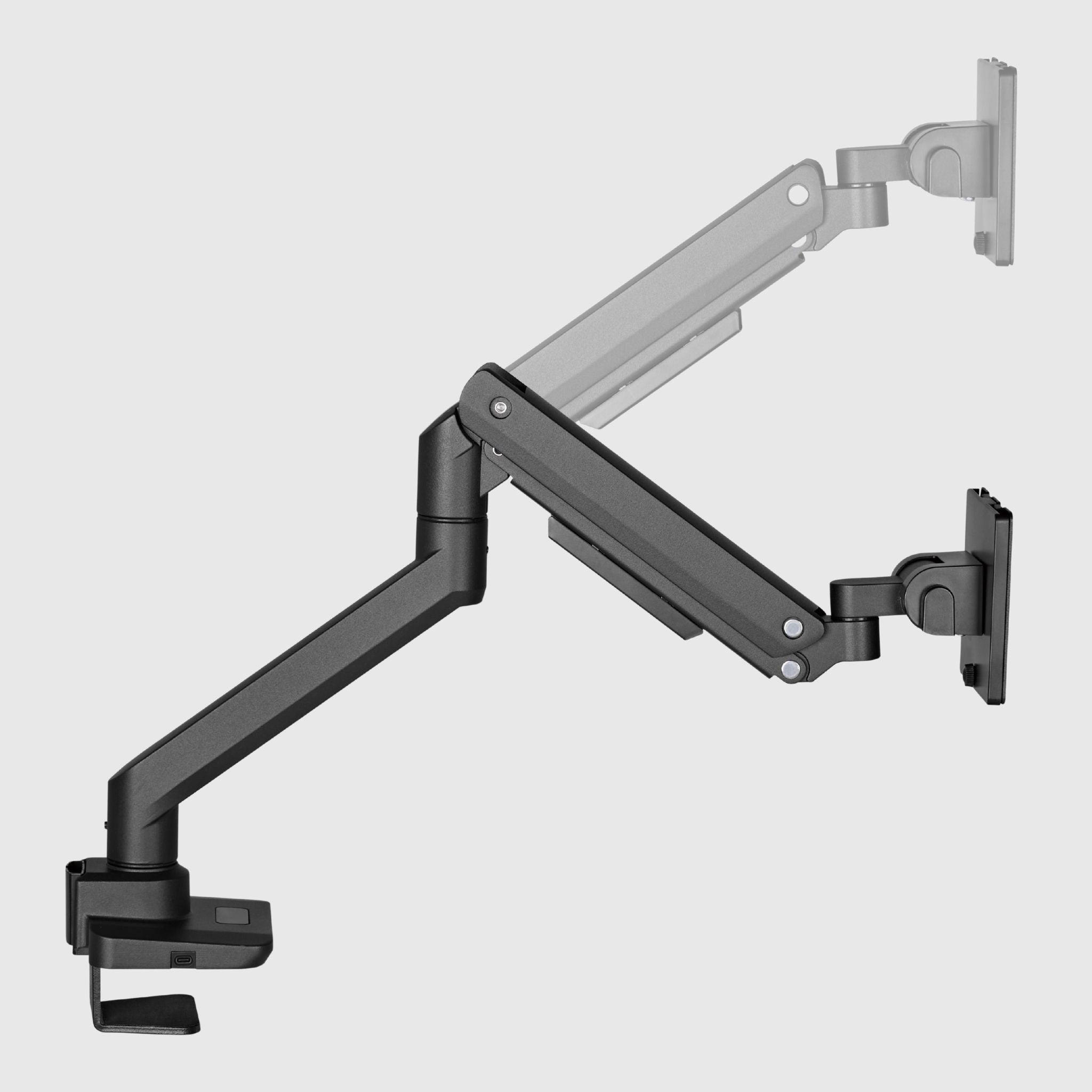 Кронштейн для вигнутого монітора 17–49" з регулюванням нахилу і повороту та кабель-каналом