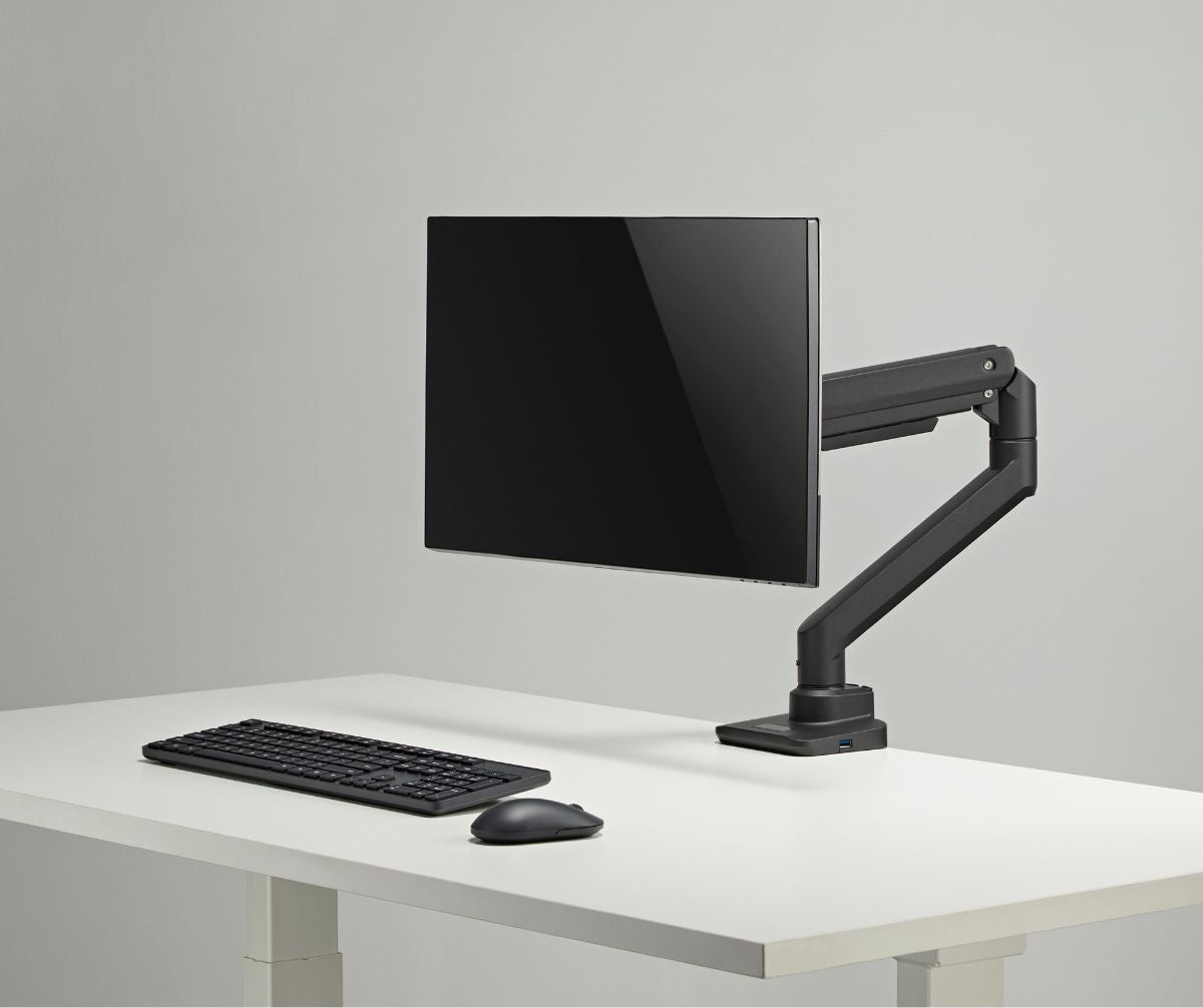 Кронштейн для вигнутого монітора 17–49" з регулюванням нахилу і повороту та кабель-каналом