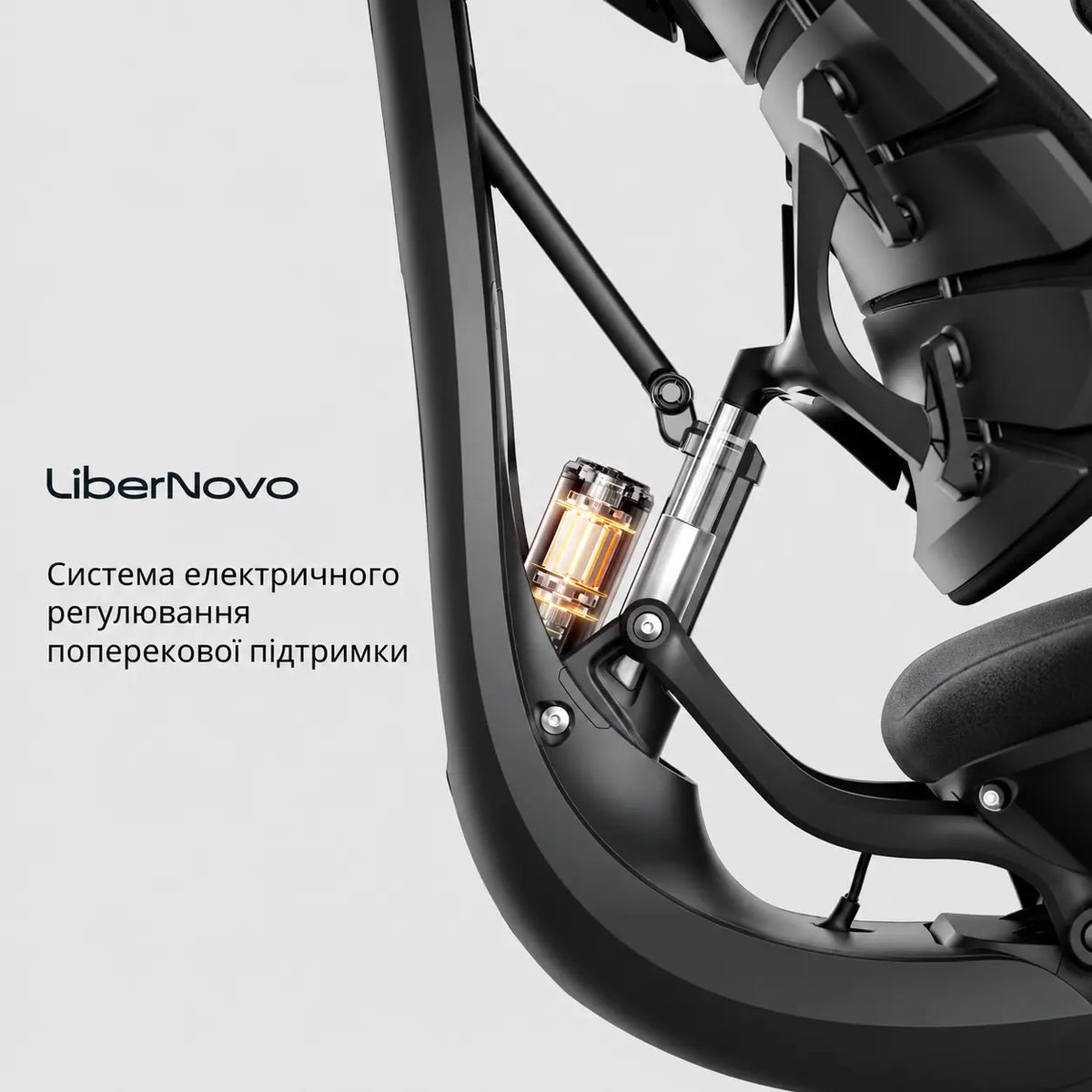 Електропривод поперекового упору в спинці крісла LiberNovo Omni Pro Graphite