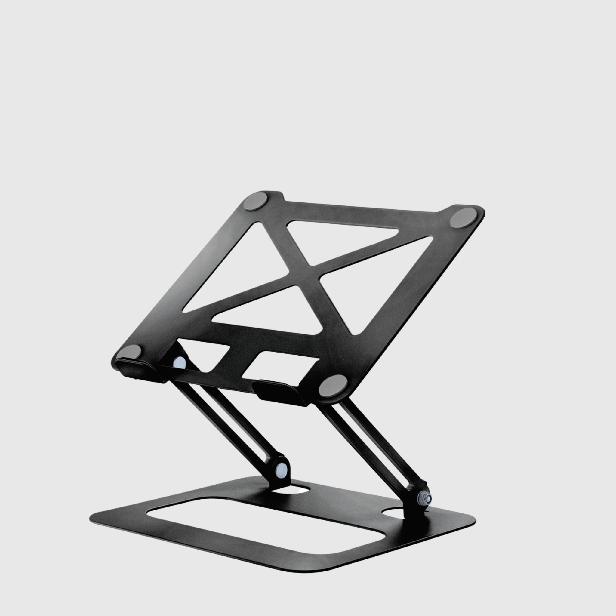 Металева підставка для ноутбука з силіконовими накладками проти ковзання