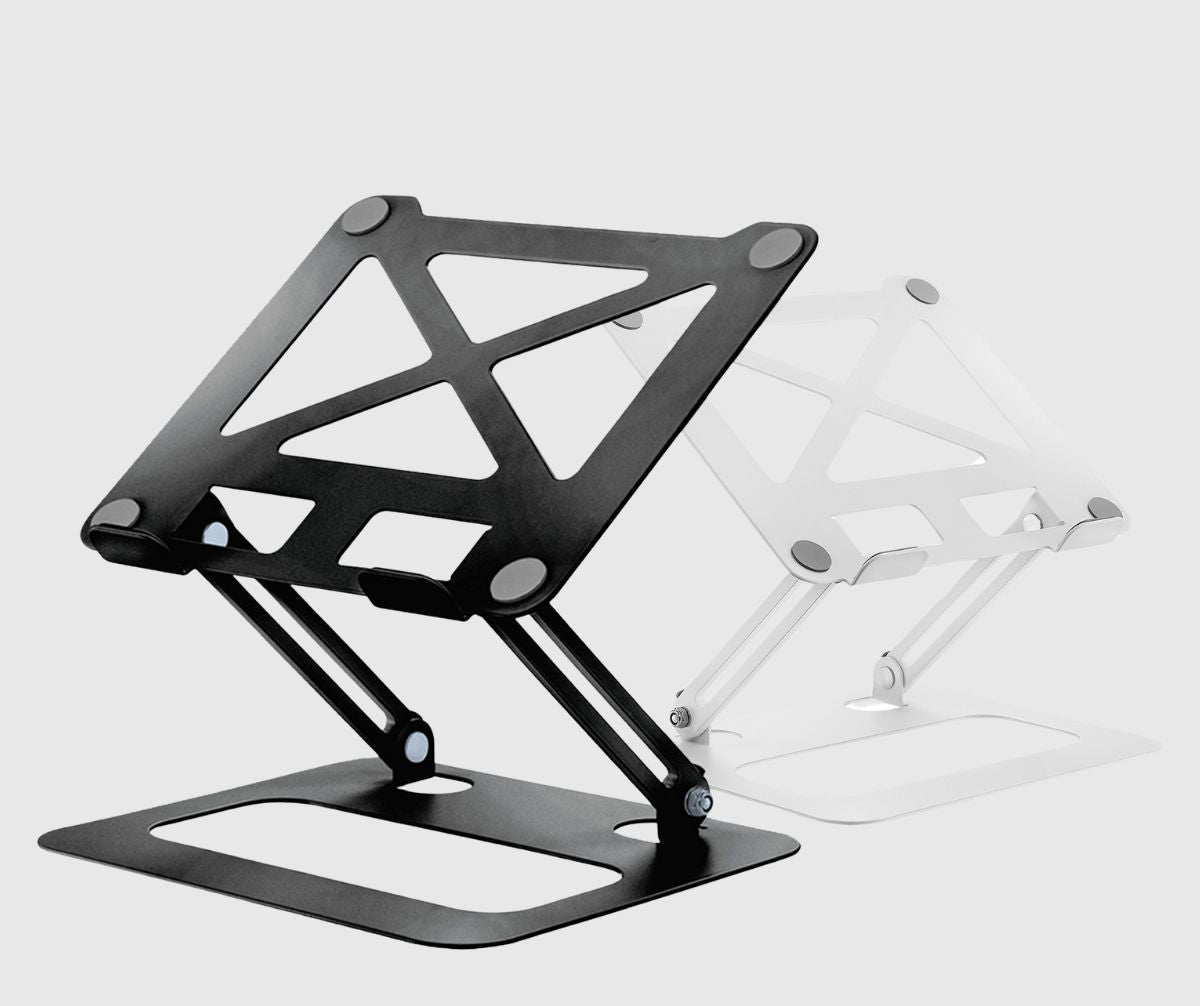 Металева підставка для ноутбука з силіконовими накладками проти ковзання