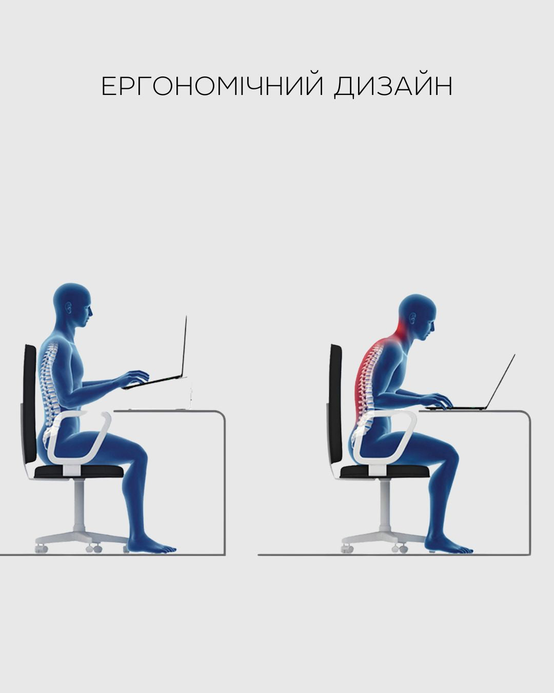 Металева підставка для ноутбука з силіконовими накладками проти ковзання