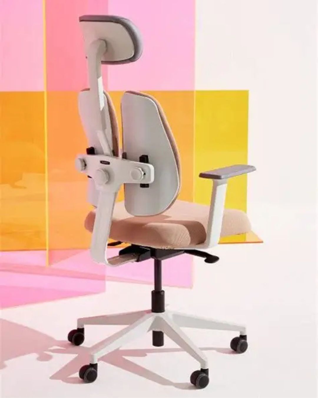 Ортопедичне крісло з підтримкою спини DUOREST GOLD бежеве