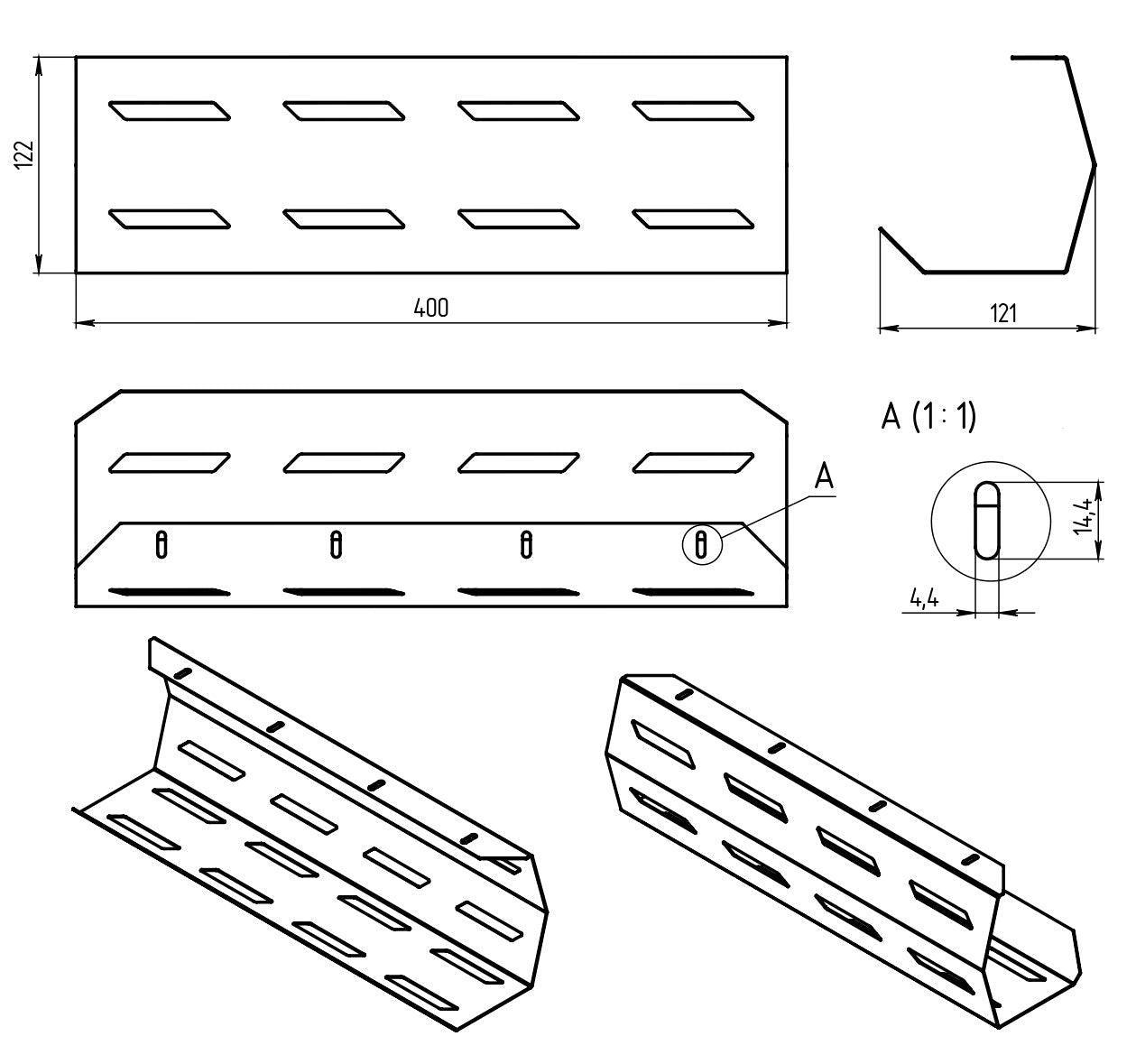 Кабель менеджмент Compact - TEHNOTABLE