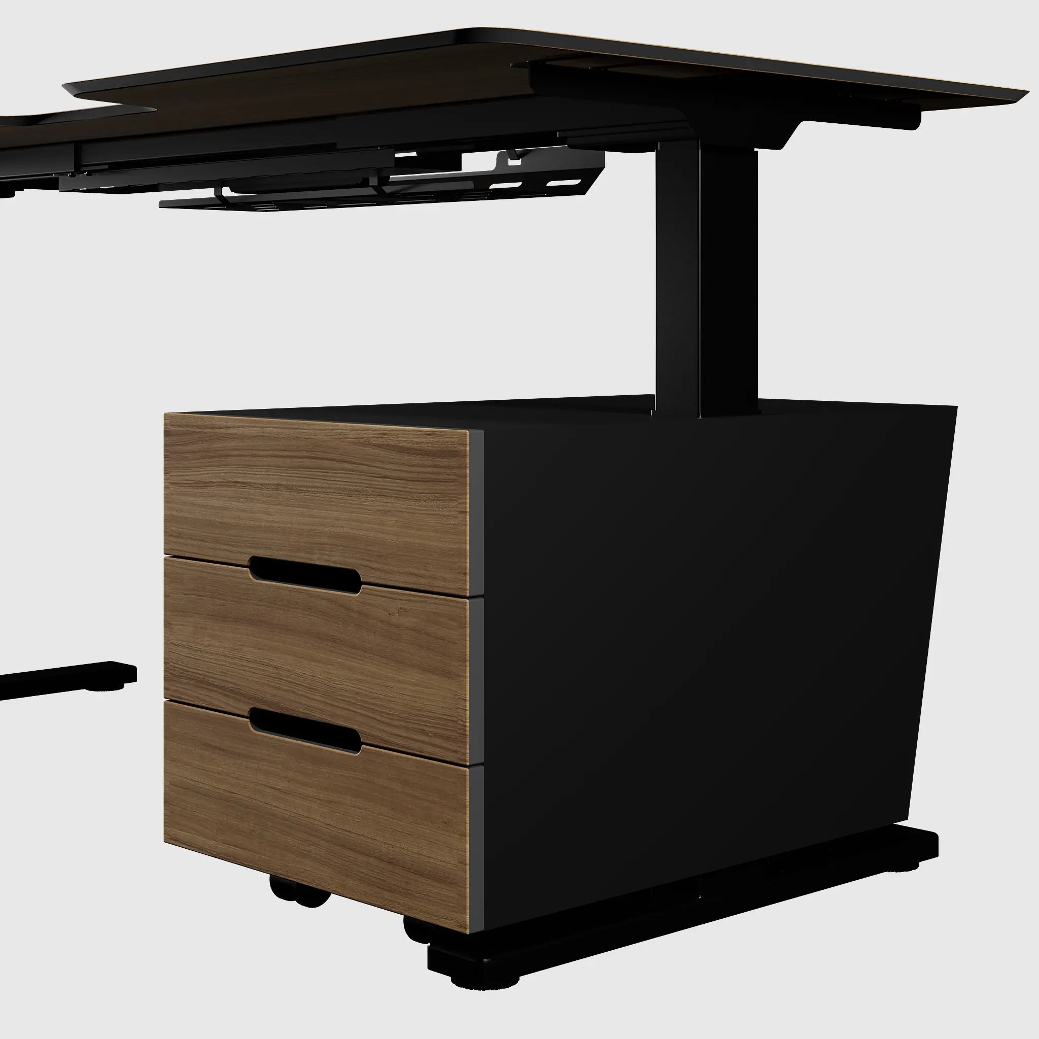 Підлогова тумба для стола з регулюванням висоти