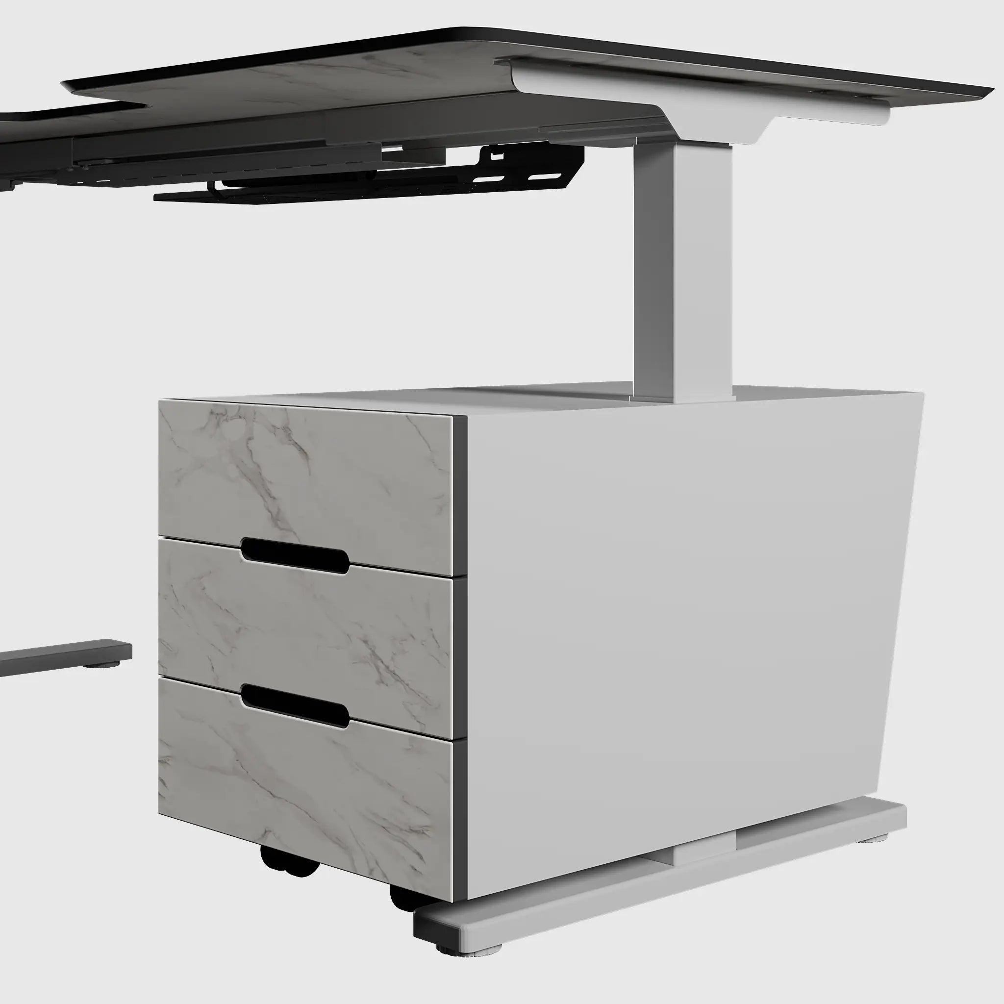 Підлогова тумба для стола з регулюванням висоти