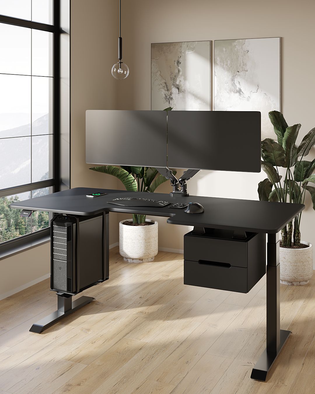 Стіл RockSolid з регулюванням висоти та МДФ стільницею